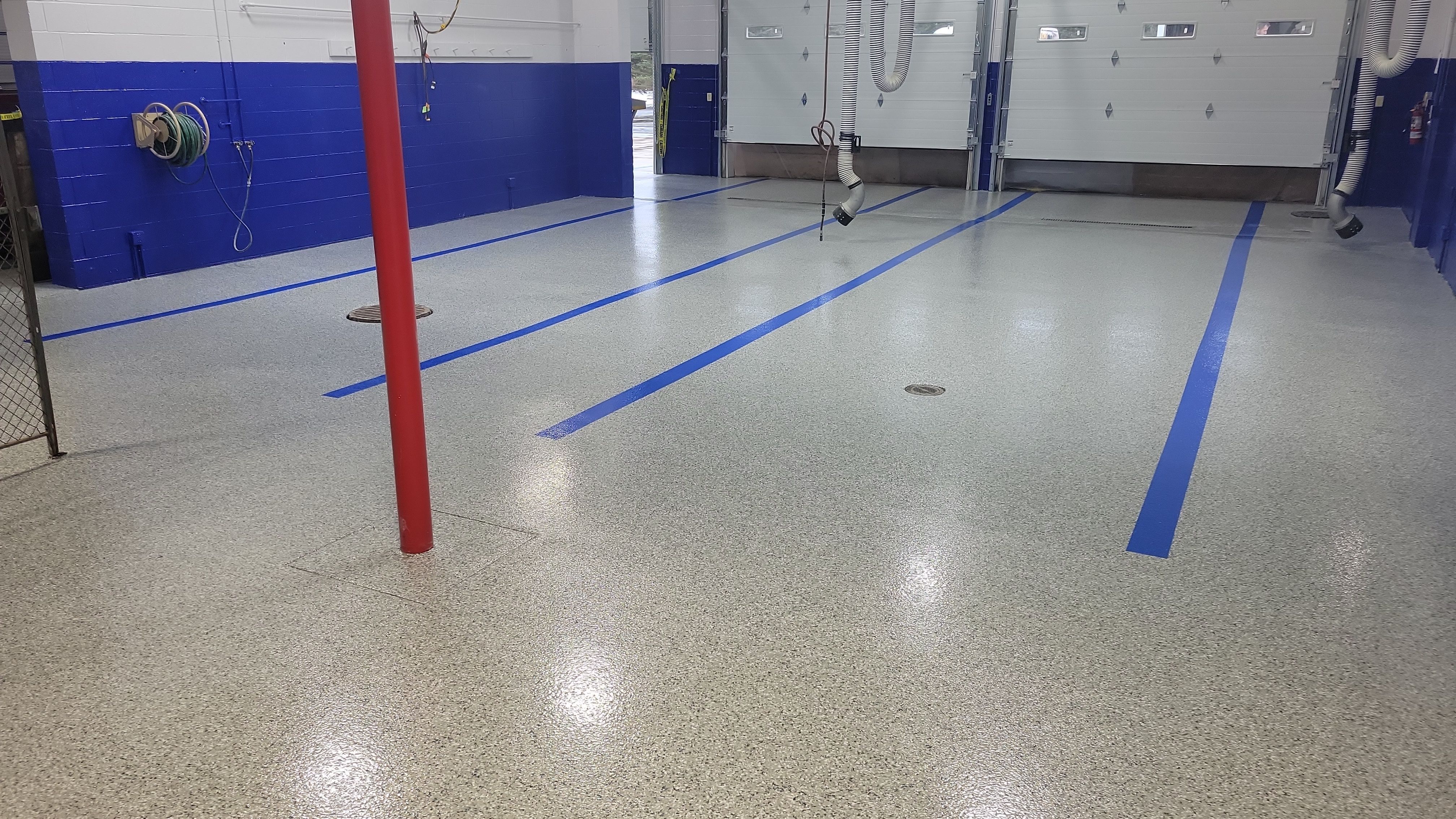 Fire Station in Stonewash - North Jackson, OH by Alexander Concrete Coatings