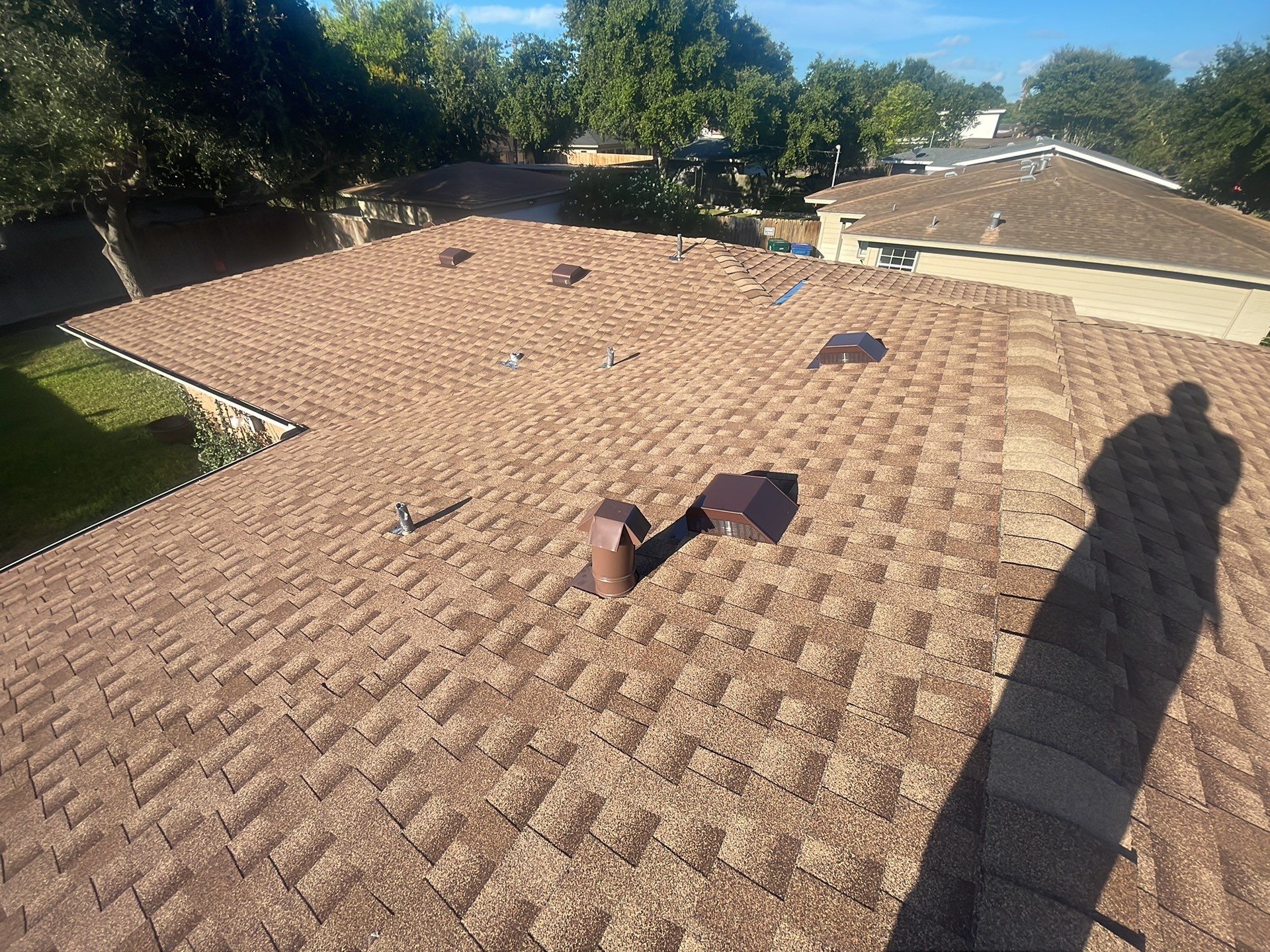 Residential Roofing Installation using GAF HDZ Shakewood by Lighthouse Roofing
