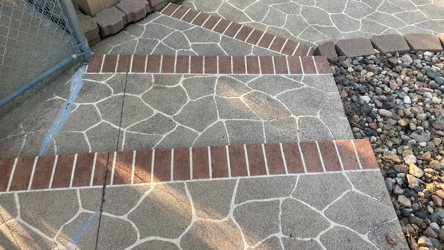 Patio using Pecan by Select Painting, Coatings & Garage Cabinets