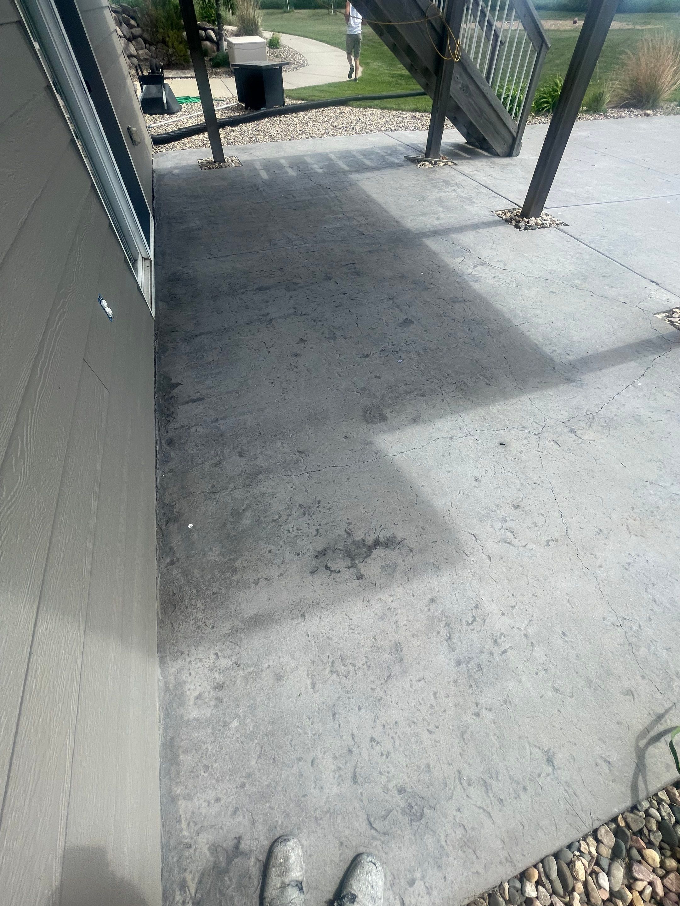 Concrete Patio Restoration and Installation in Sioux Falls by Select Painting, Coatings & Garage Cabinets
