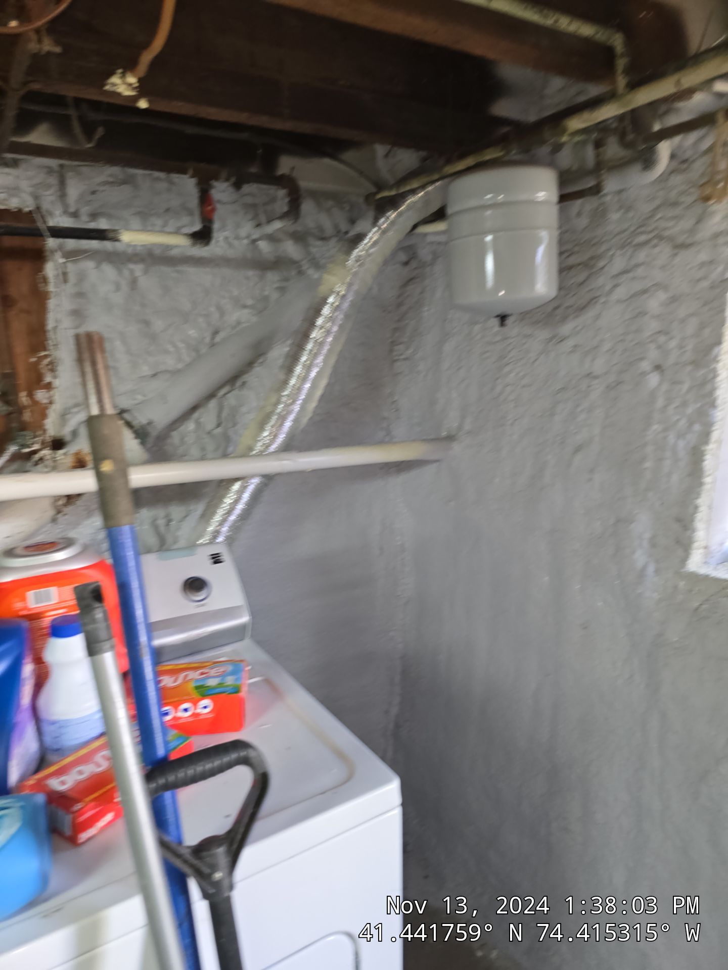 Attic Insulation using open cell spray foam by NYS Foam & Energy