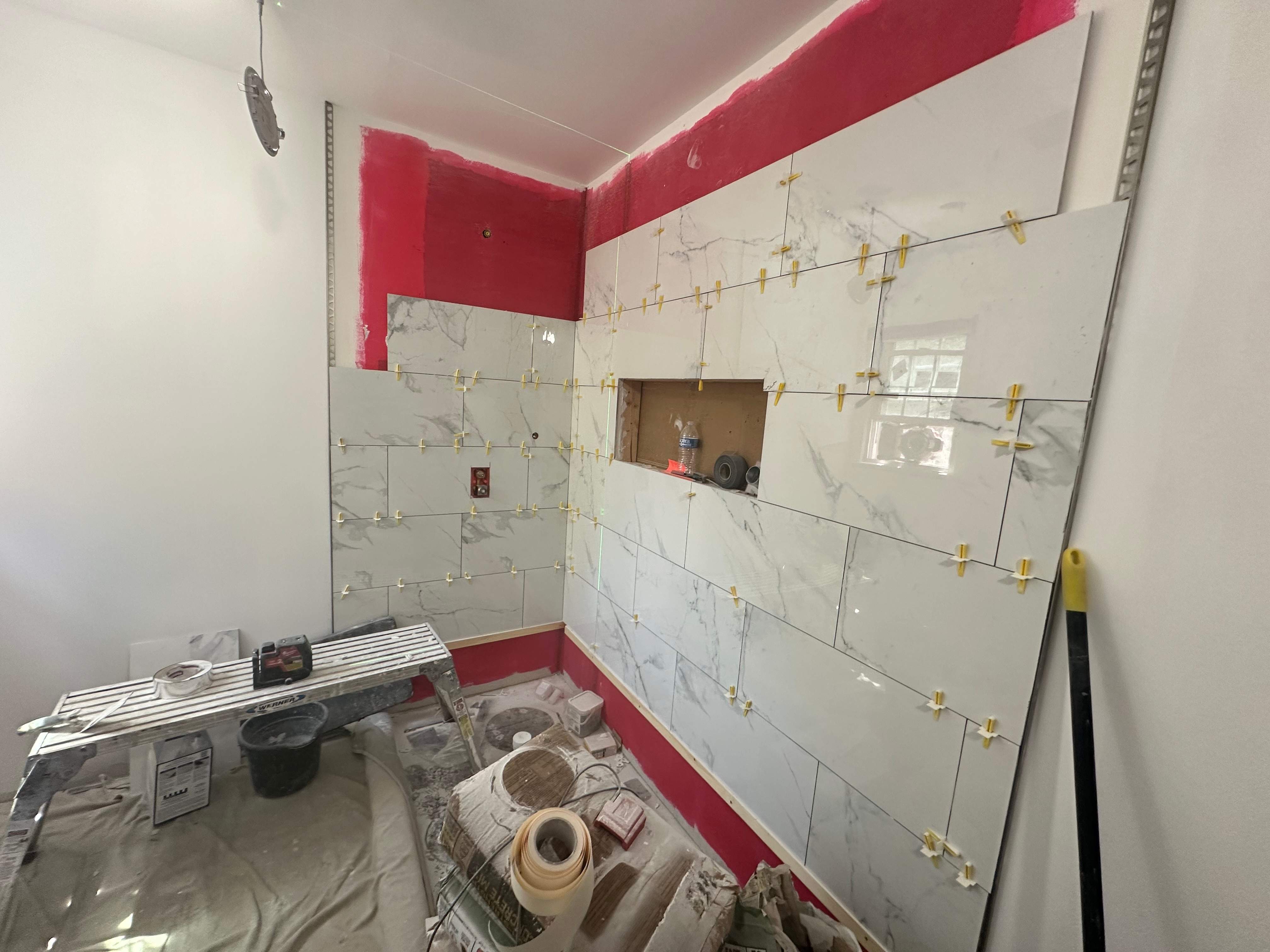 Bathroom Remodel using Tile by Home Concepts Construction