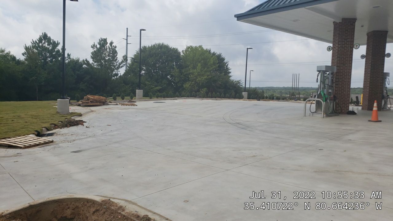 Harris Teeter Fuel Station Project Concord NC - (Commercial) by Carolina-Metro Landscape, Inc