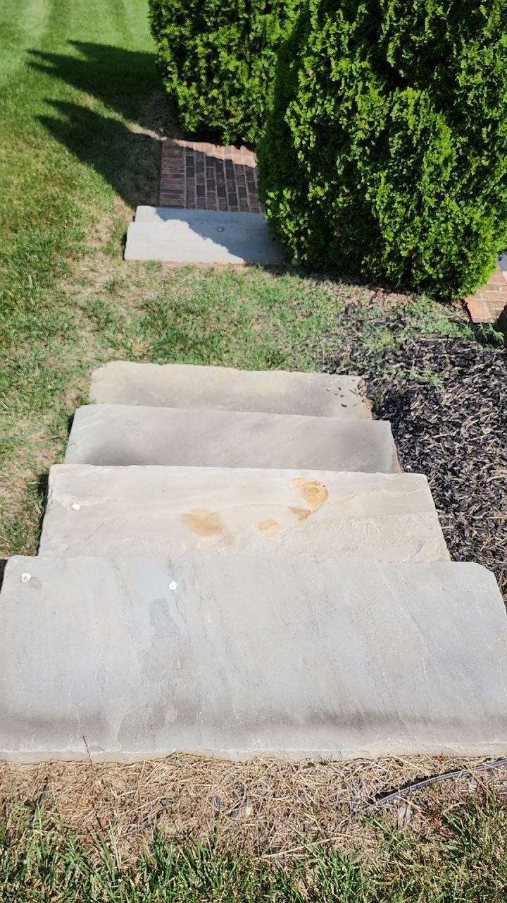 concrete Clean using cleaner by G&H Home Tech Pros LLC