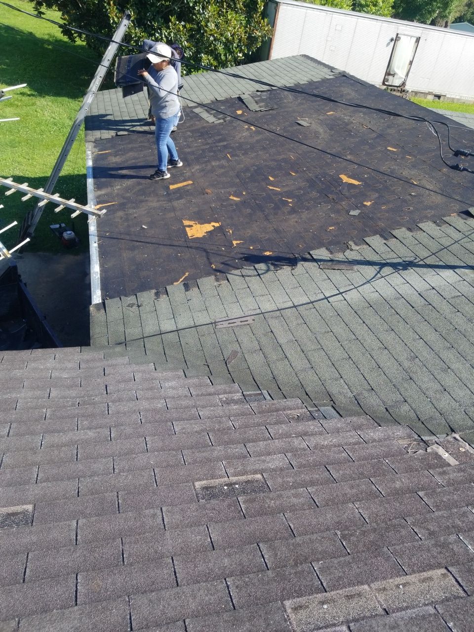 Re-roof by American Roofing NC