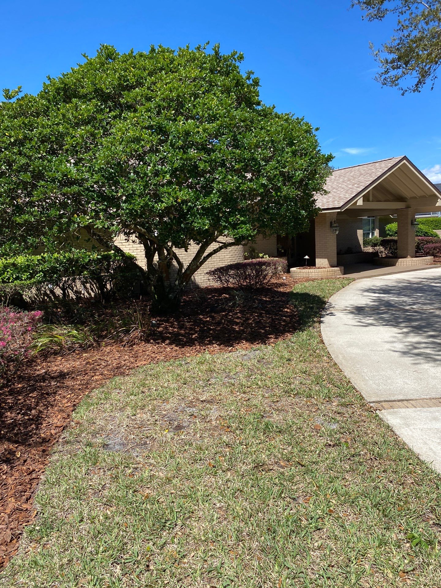 Deerwood Resident | Pine Bark Install by ProGreen Services