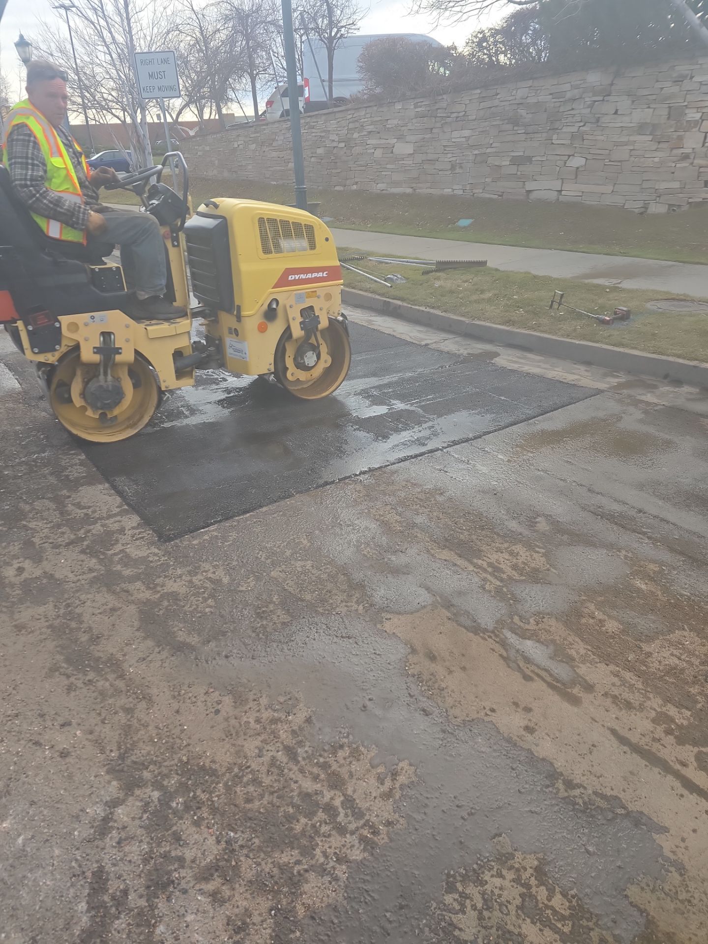 Asphalt Patching for underground project Colorado Mills by DMH Site Services