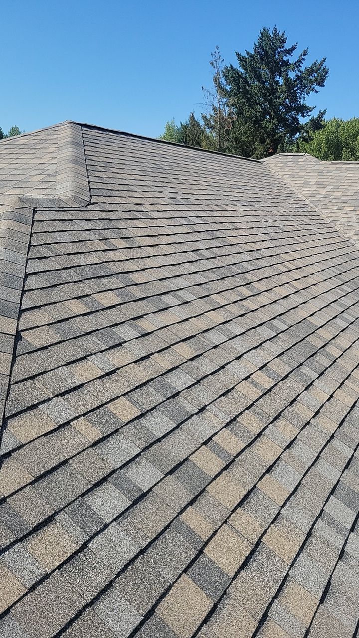 Residential Roofing Installation using IKO Dynasty (Color: Biscayne) by Orezona Building & Roofing Company, Inc.