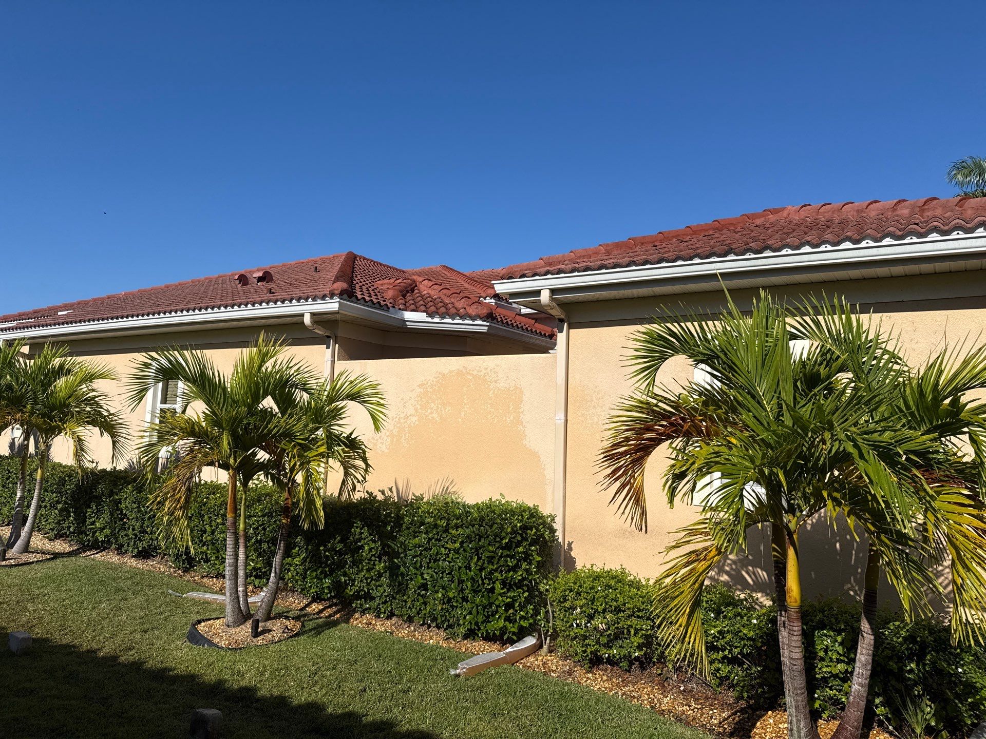 Tile Roof Cleaning & Oil Stain Removal | Tara River Place, Bradenton FL by Sunshine AquaWash
