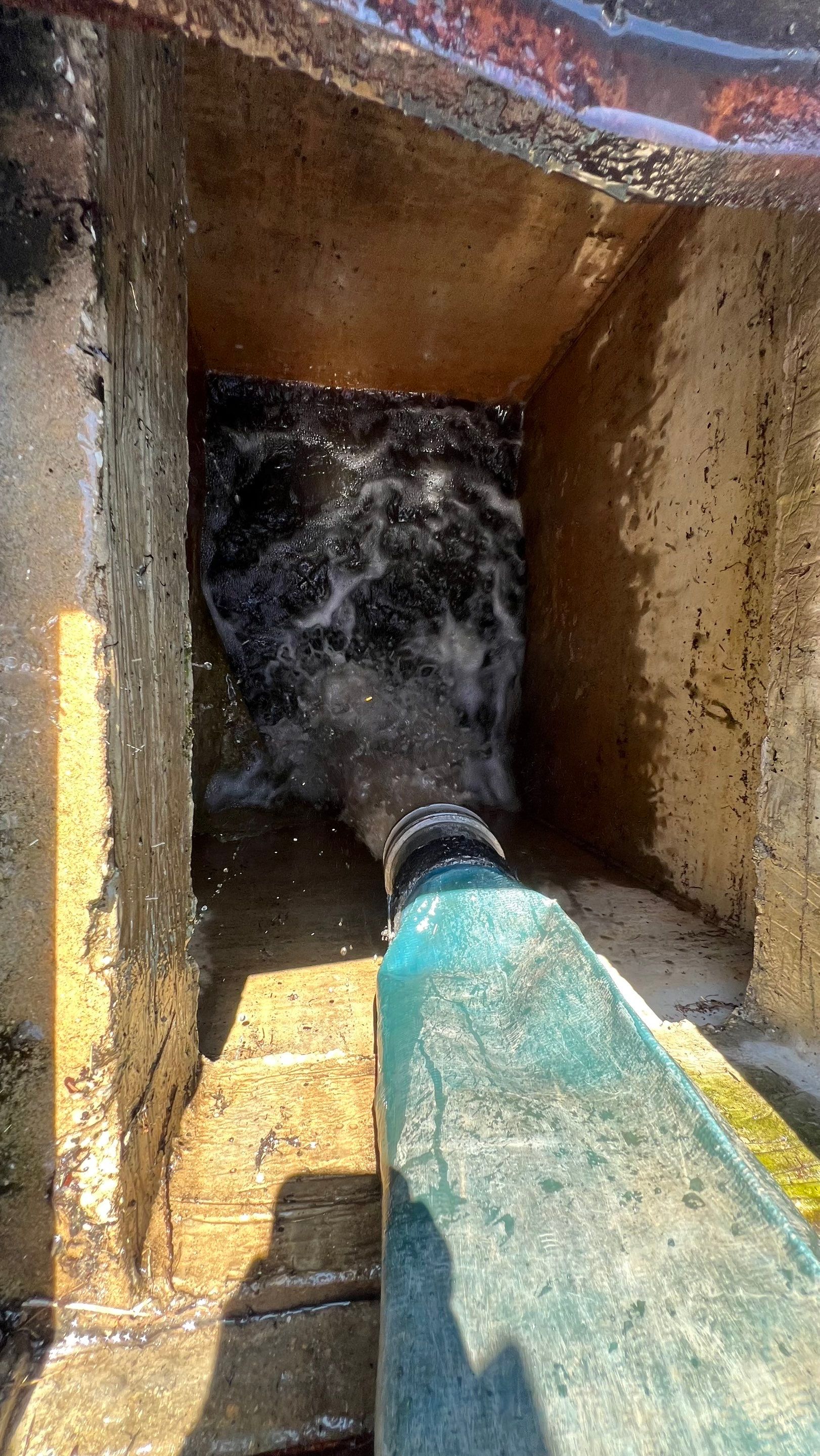 Naples Association Catch Basin Cleaning using Vactor Truck by APS Power & Water