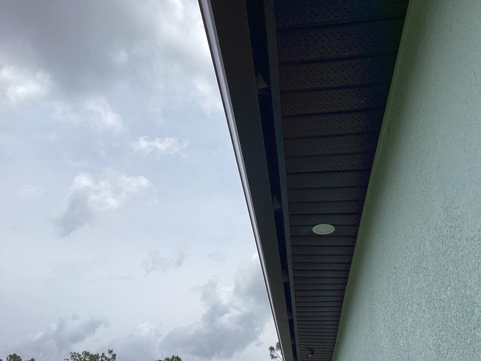 Musket Brown and New Downspouts in Lehigh Acres, FL  by Gutter Professors