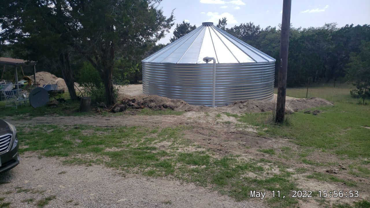 Mountain top water security. by Hill Country Rain Water