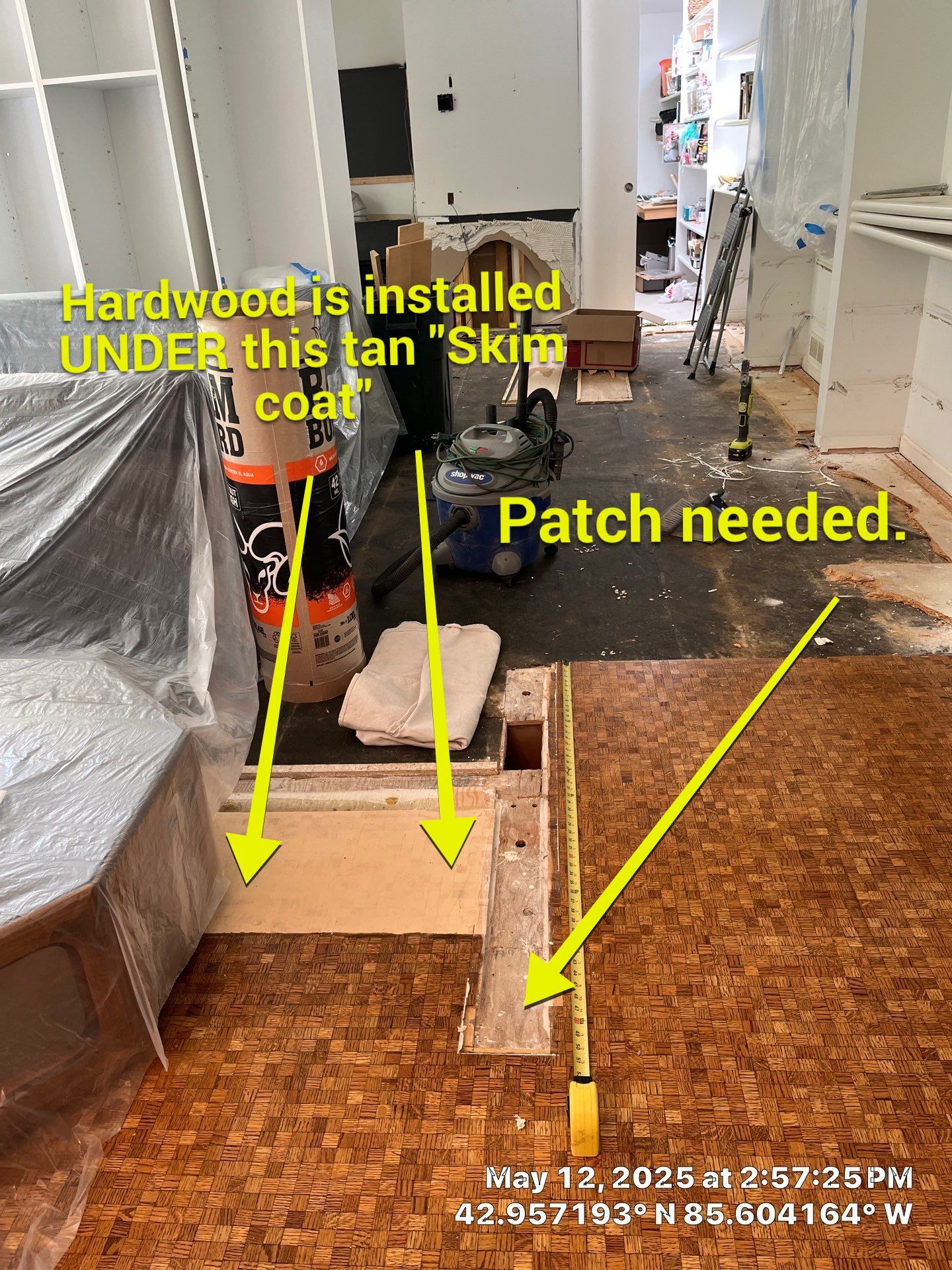 UNIQUE MID CENTURY MODERN Square Wood Tile Floor by RTBaldwin Hardwood Floors