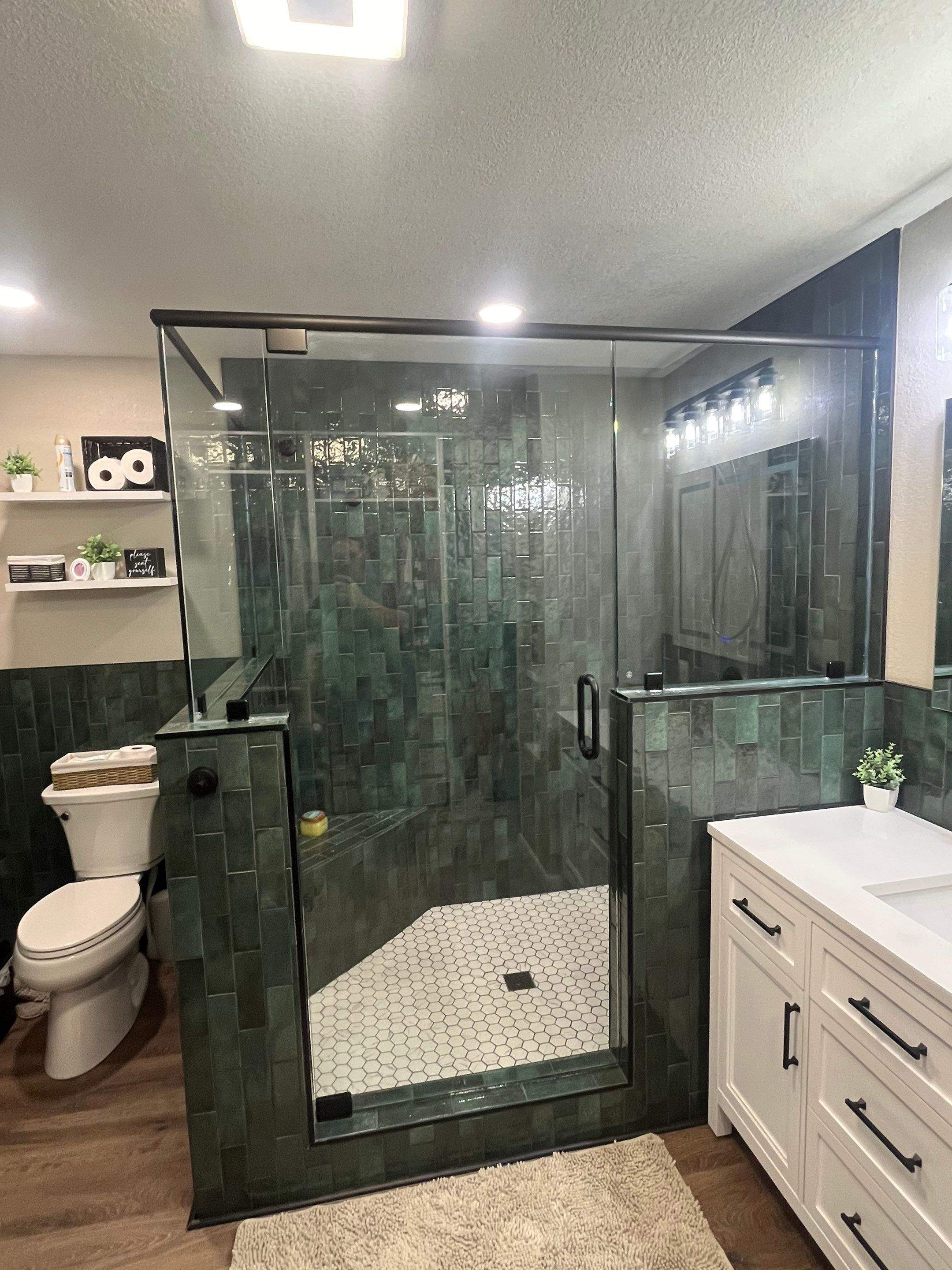 Shower Pictures by Custom Glass Service