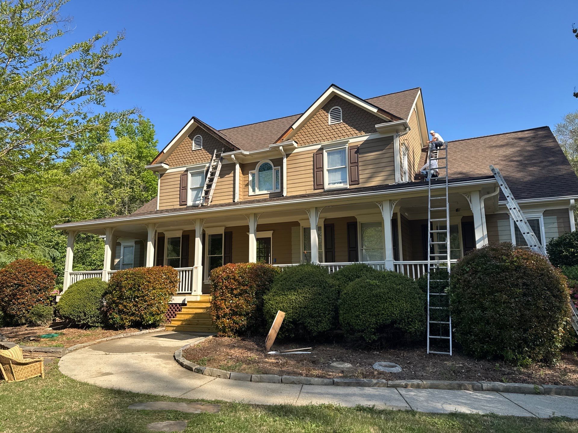 Full Exterior Painting and Siding Update in Powder Springs, Georgia by Swift Home Renovations
