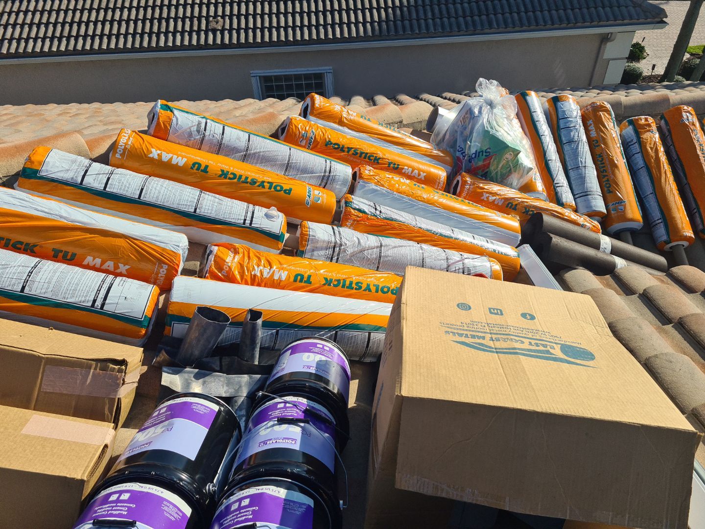 Residential Roofing Installation using Eagle Roofing Tile by BLUES BROTHERS ROOFING