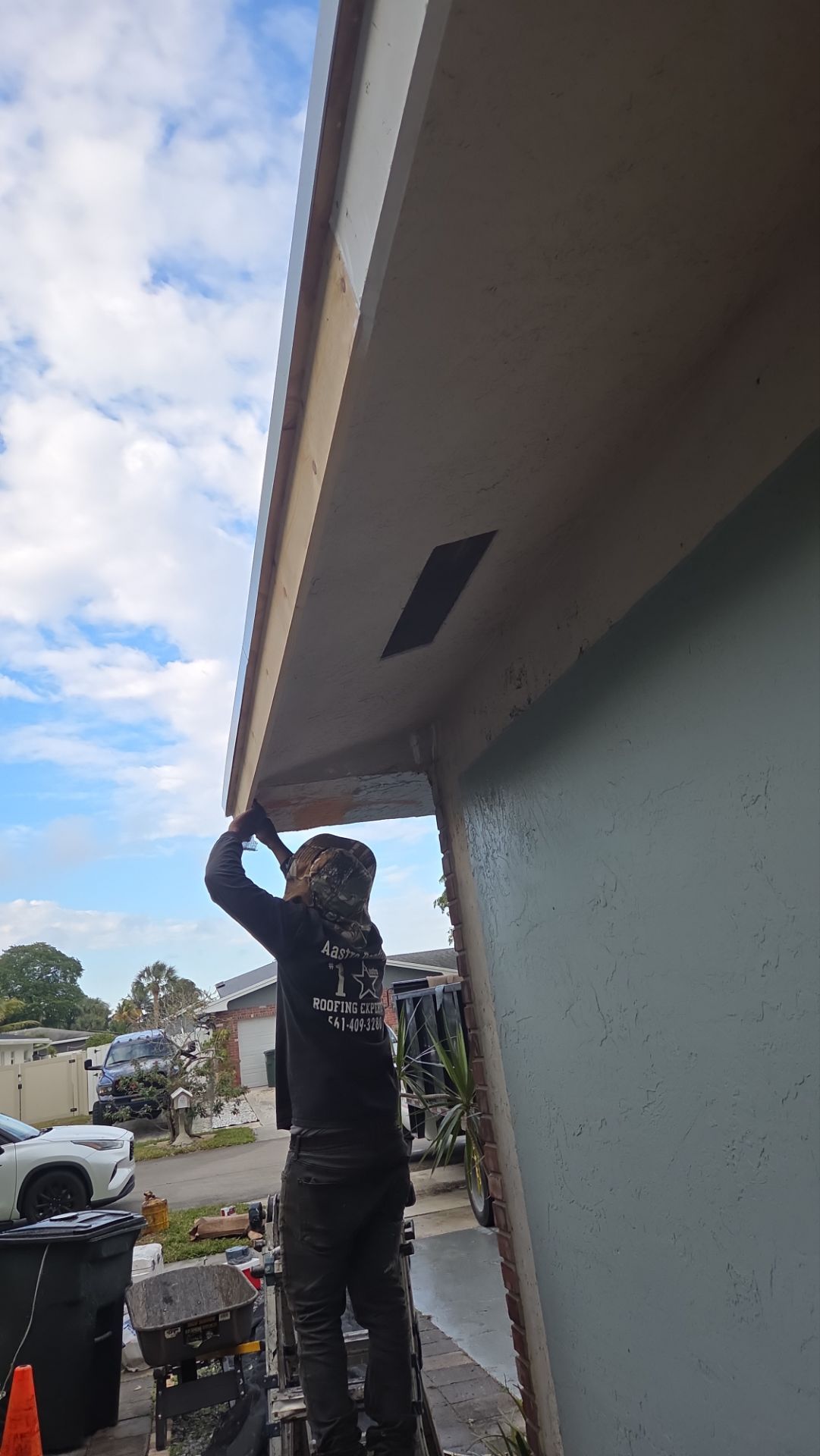 Shingle Roof Replacement and Exterior Fascia Repair in Boca Raton by Aastro Roofing