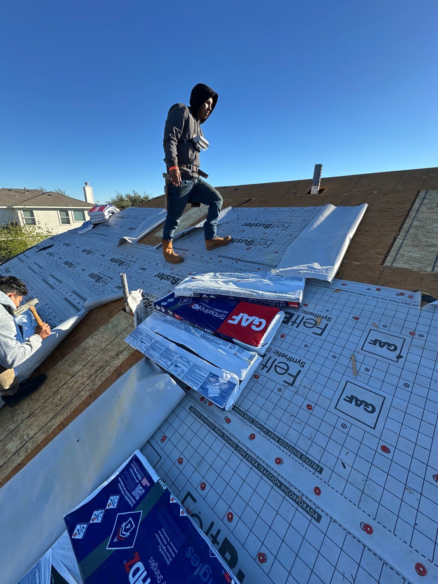 (WPI-8) HAND NAIL INSTALLATION by Motion Roofing