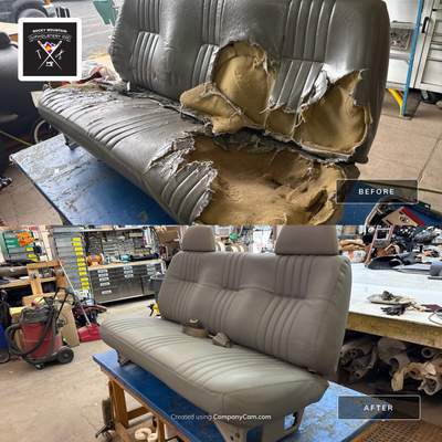 Vintage Auto Reupholstery - Bench Seat