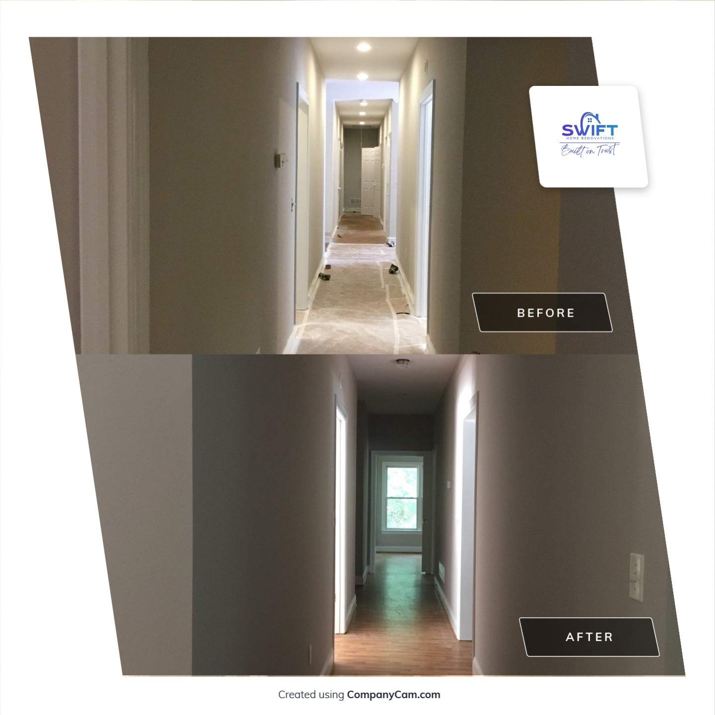 Interior Painting and Flooring Update for a Cumming Residence by Swift Home Renovations
