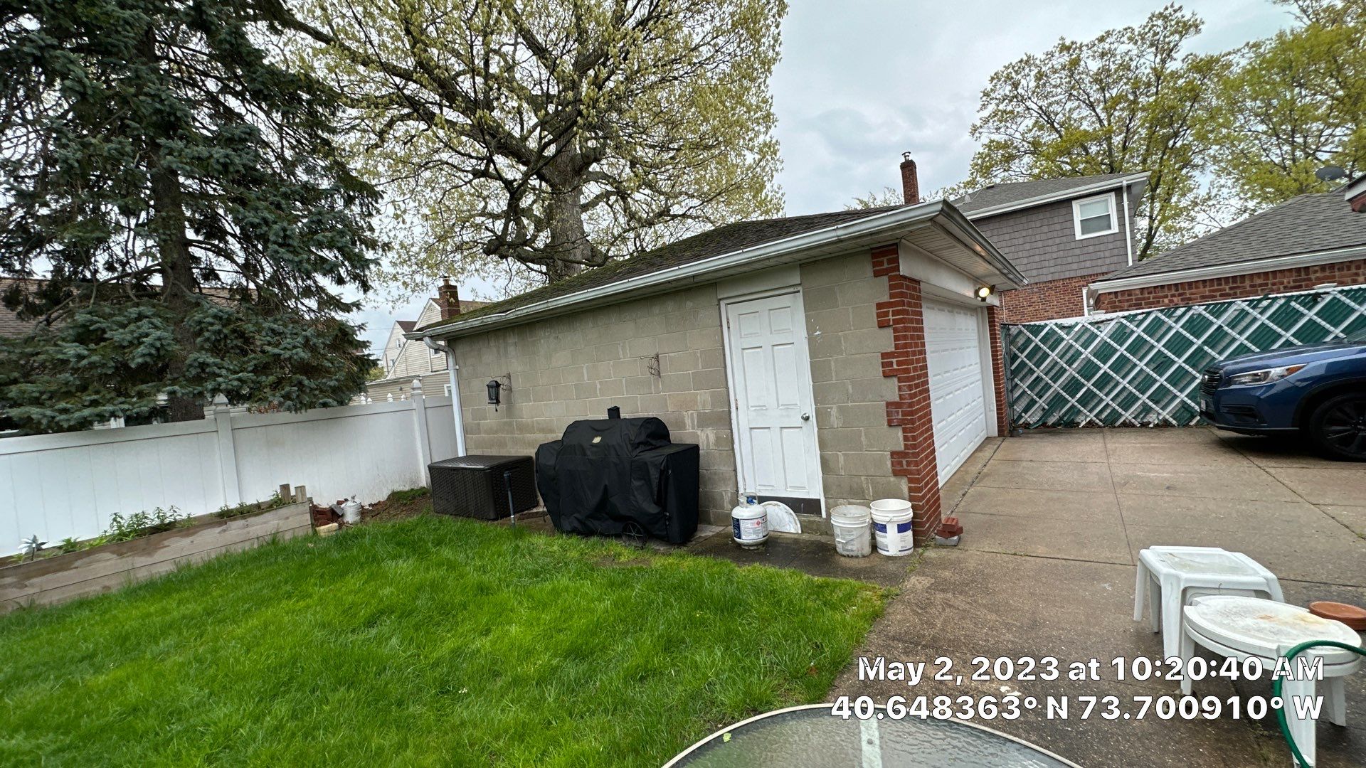 Gutter Installation using 5"white K style seamless gutters and 2x3 white leaders by Above All Gutters 