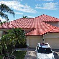 24ga 1.5" Mechanical Seam Terra Cotta by Total Roofing System The Metal Roof Experts