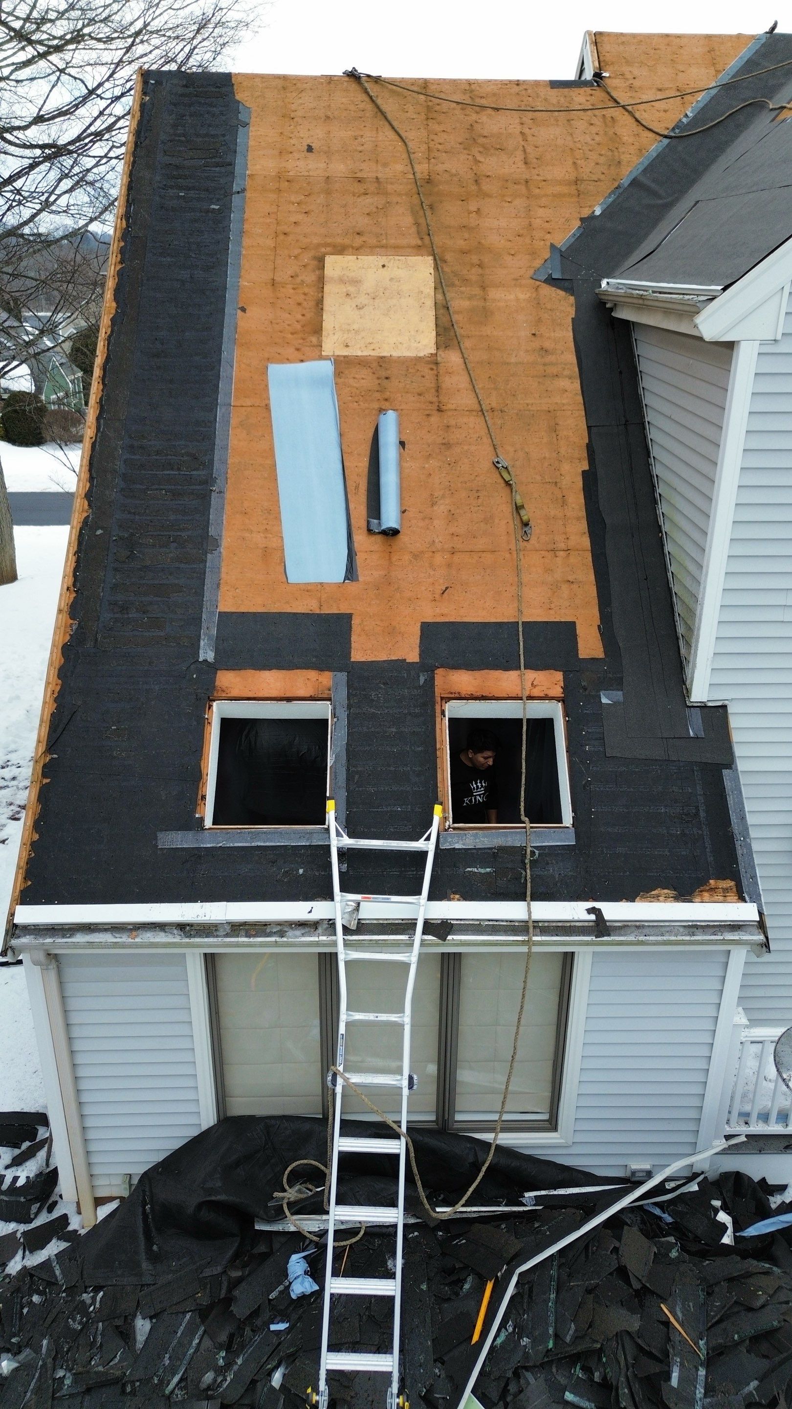 Project in Wethersfield, CT by Eagleview Restoration LLC