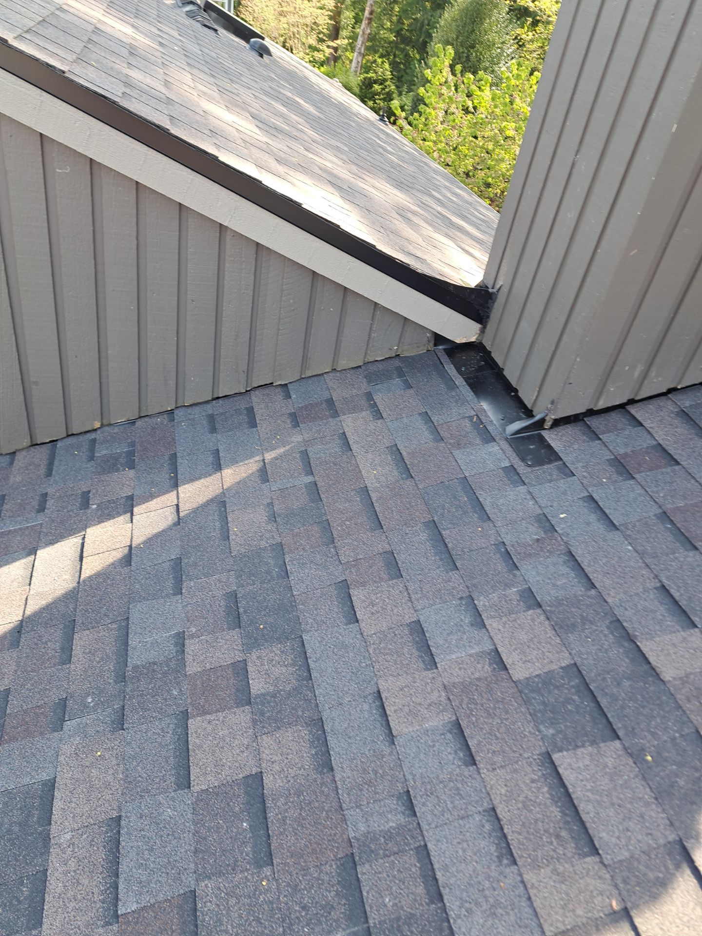 Bad EuroShield Install to Shingles in Issaquah by Roof Smart
