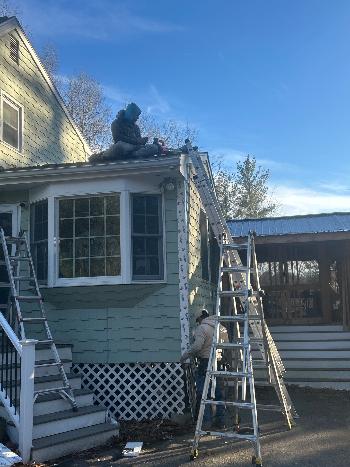 PVC Fascia & Corner Board Replacement — Billerica, MA by Mighty Dog Roofing of Greater Middlesex County