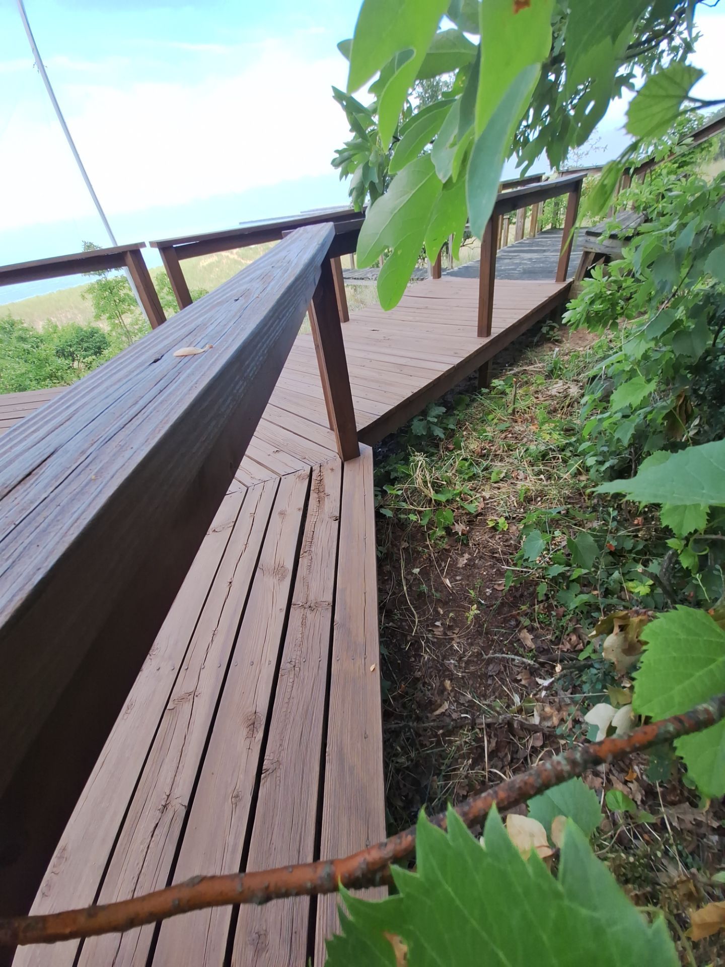 Lakefront Deck Pressure Washing, Exterior Wood Staining, and Painting in West Olive MI by Gordon Painting