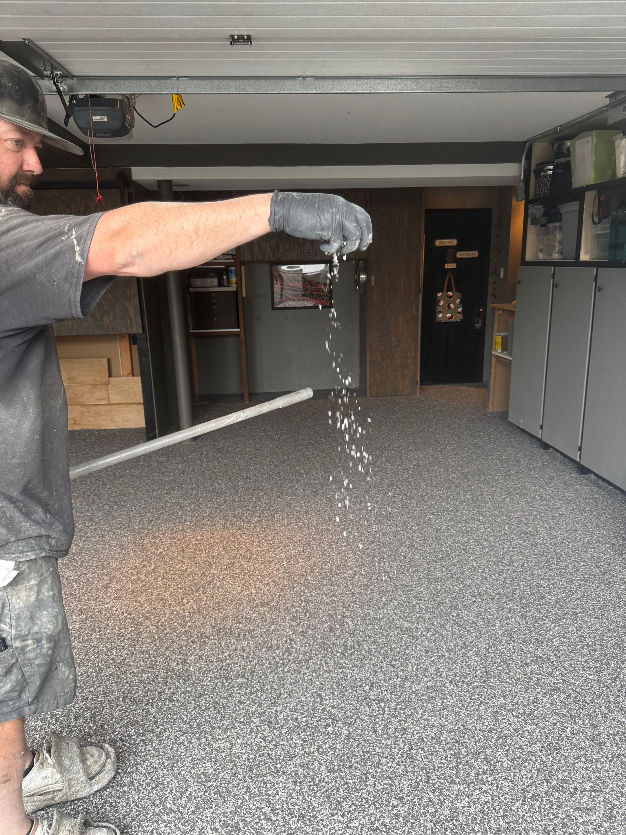 Silver Creek Polyurea Garage Floor Coating Project in Yakima by Croc Coatings, LLC