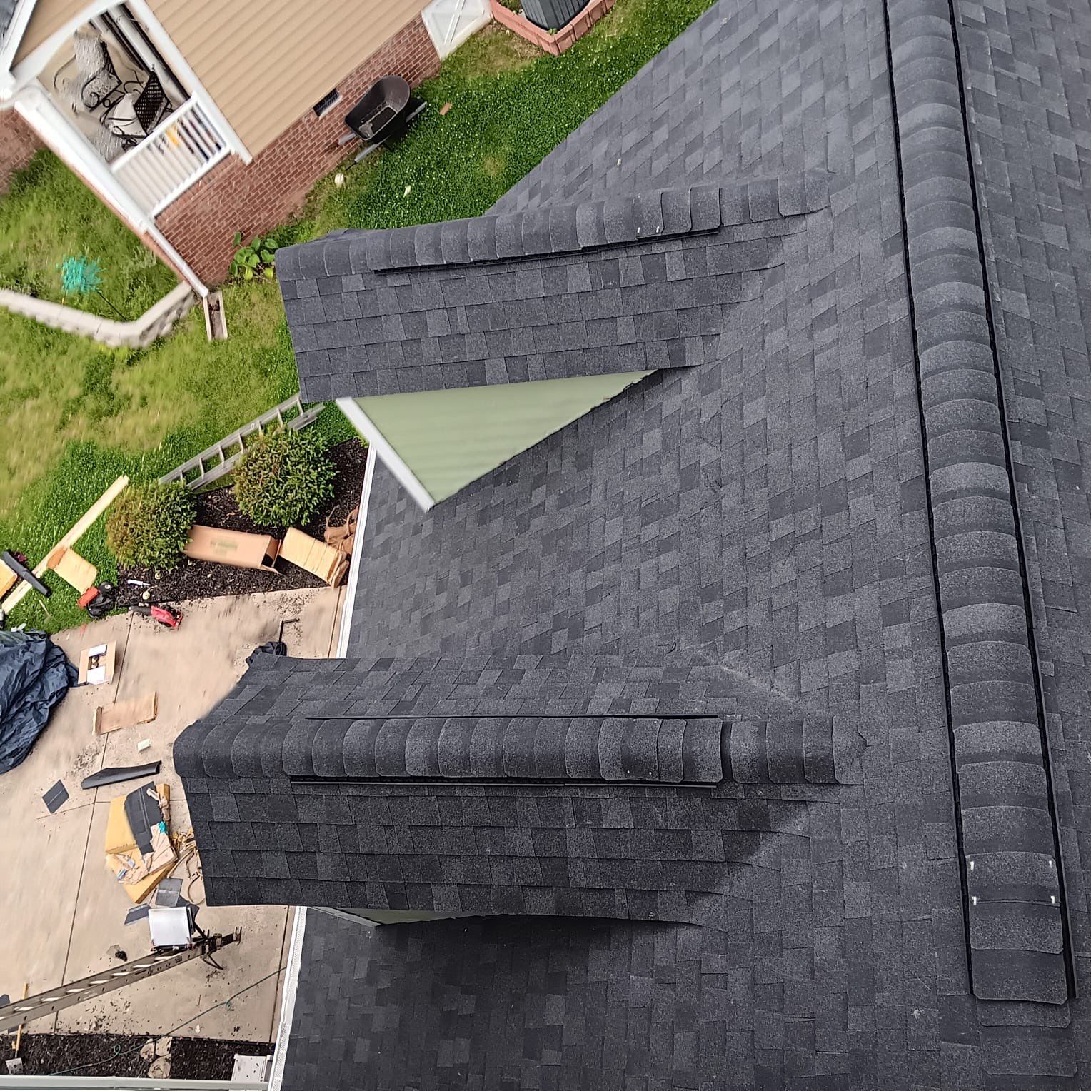 Roof replacement by hail damage by Just Brilliant Restoration JBR