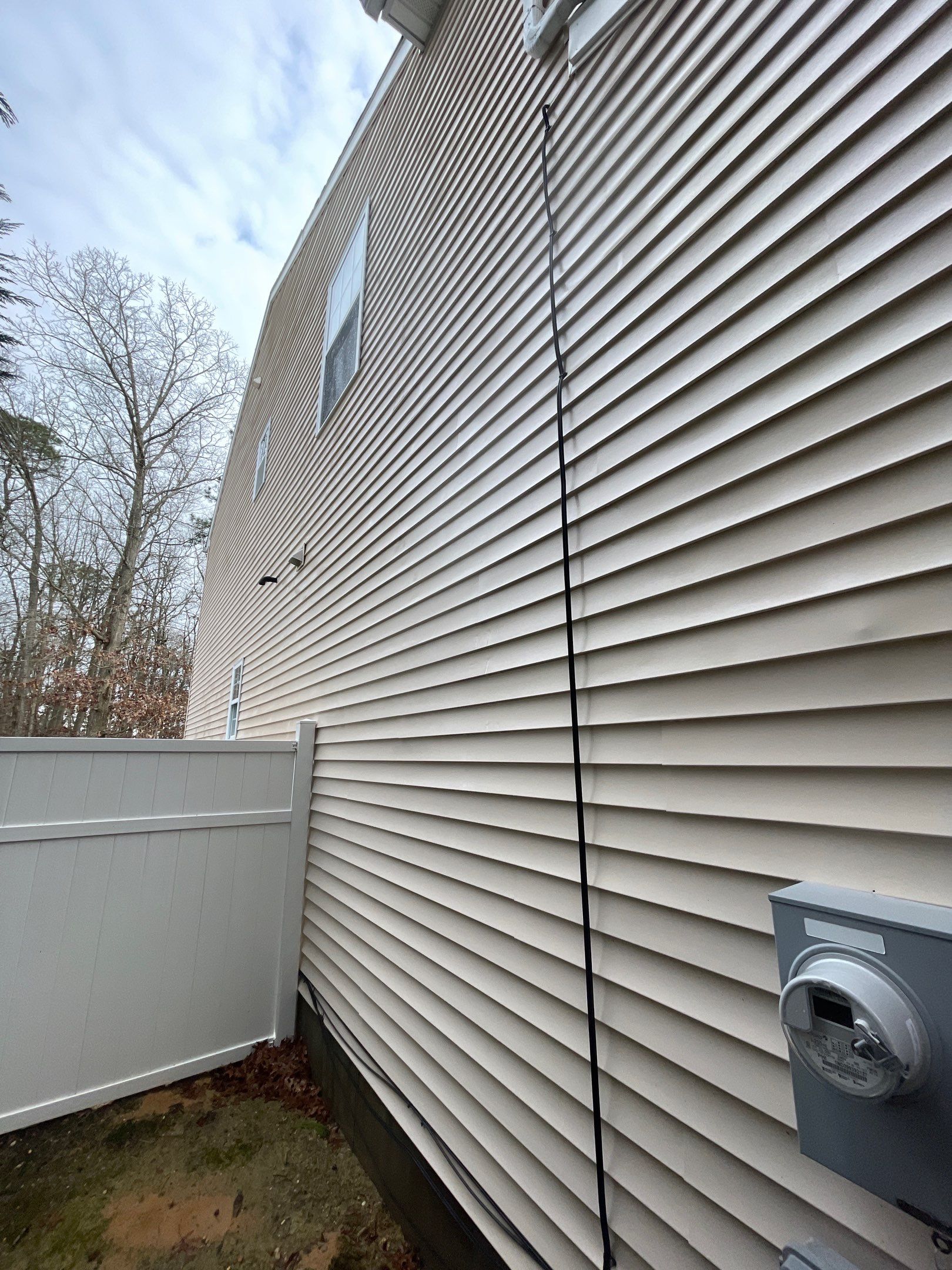 Residential Cleaning using House SoftWash by SJ Exterior