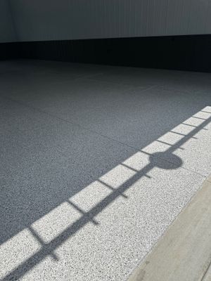 Garage Floor Coating using Coyote