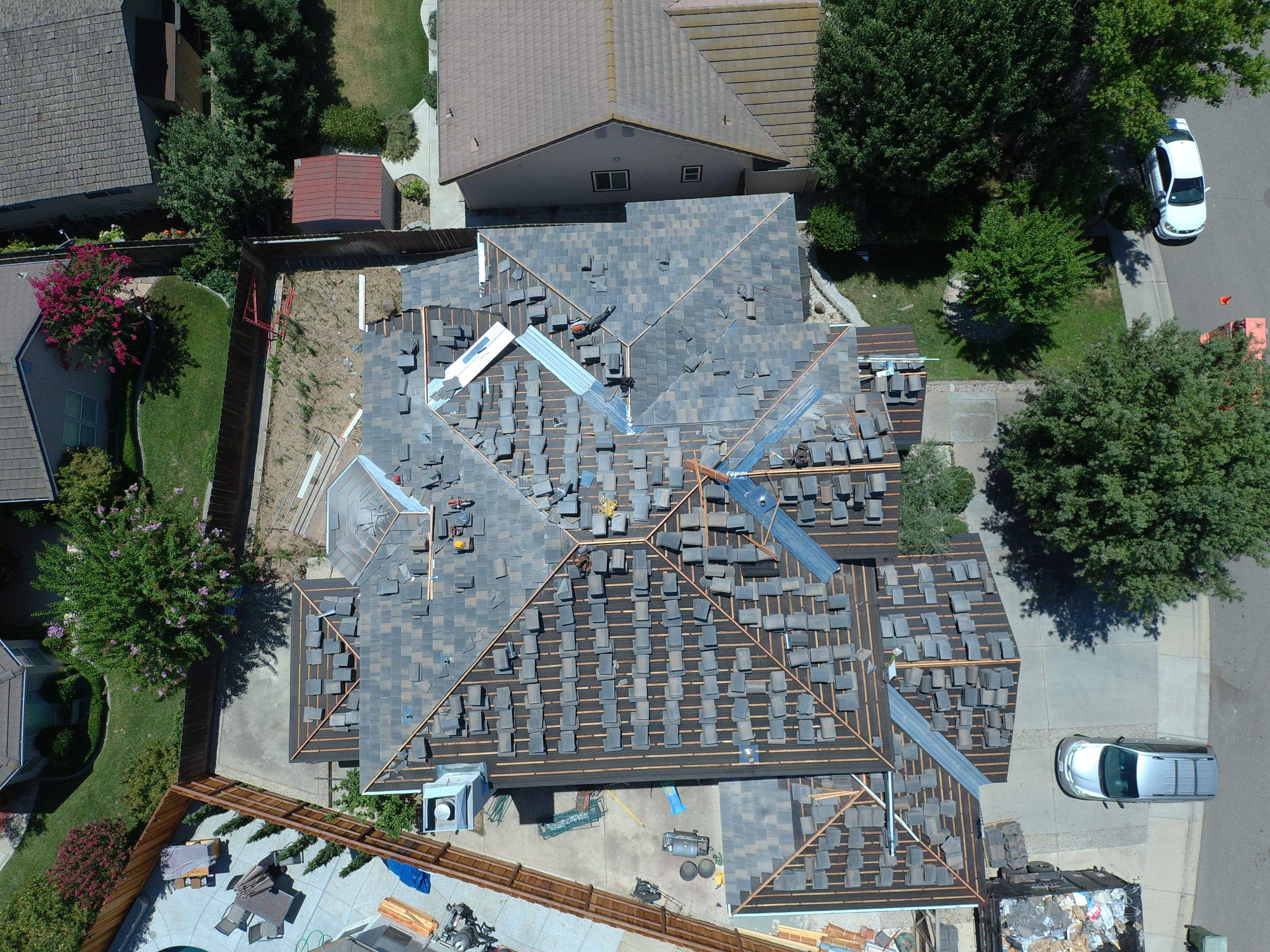 New tile project using Monier roof tile by Straight Edge Roofing Inc