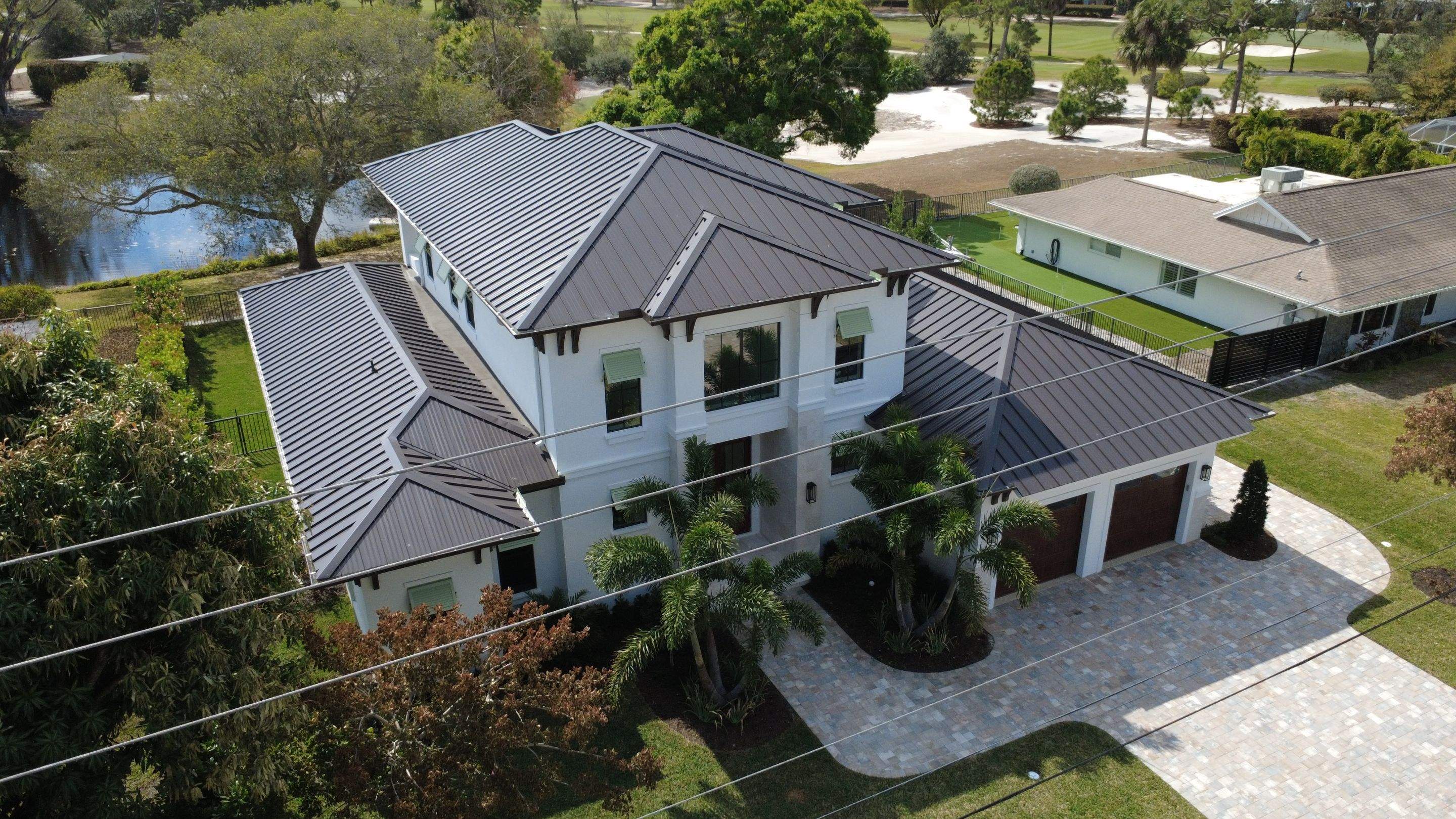 Kynar (Color Coated) Standing Seam Metal Roof Installation by Sailfish Roofing