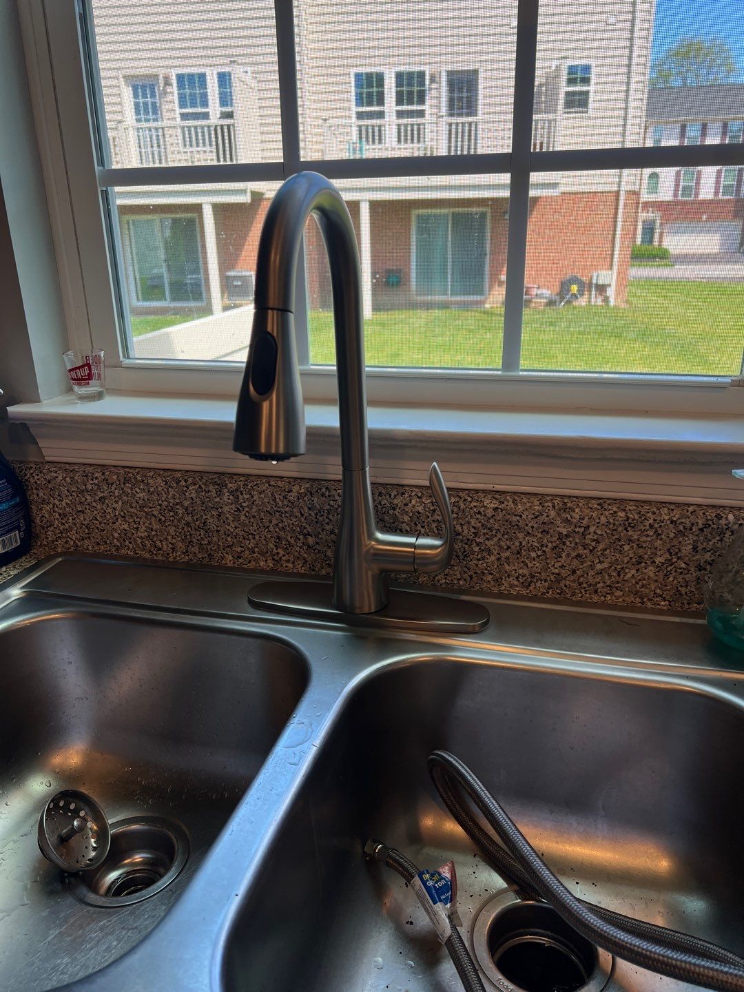 Plumbing Faucet Replacement using Moen Hi-Arc Faucet with Single Lever Control by Sureway Comfort John Wilcox Plumbing Heating Cooling