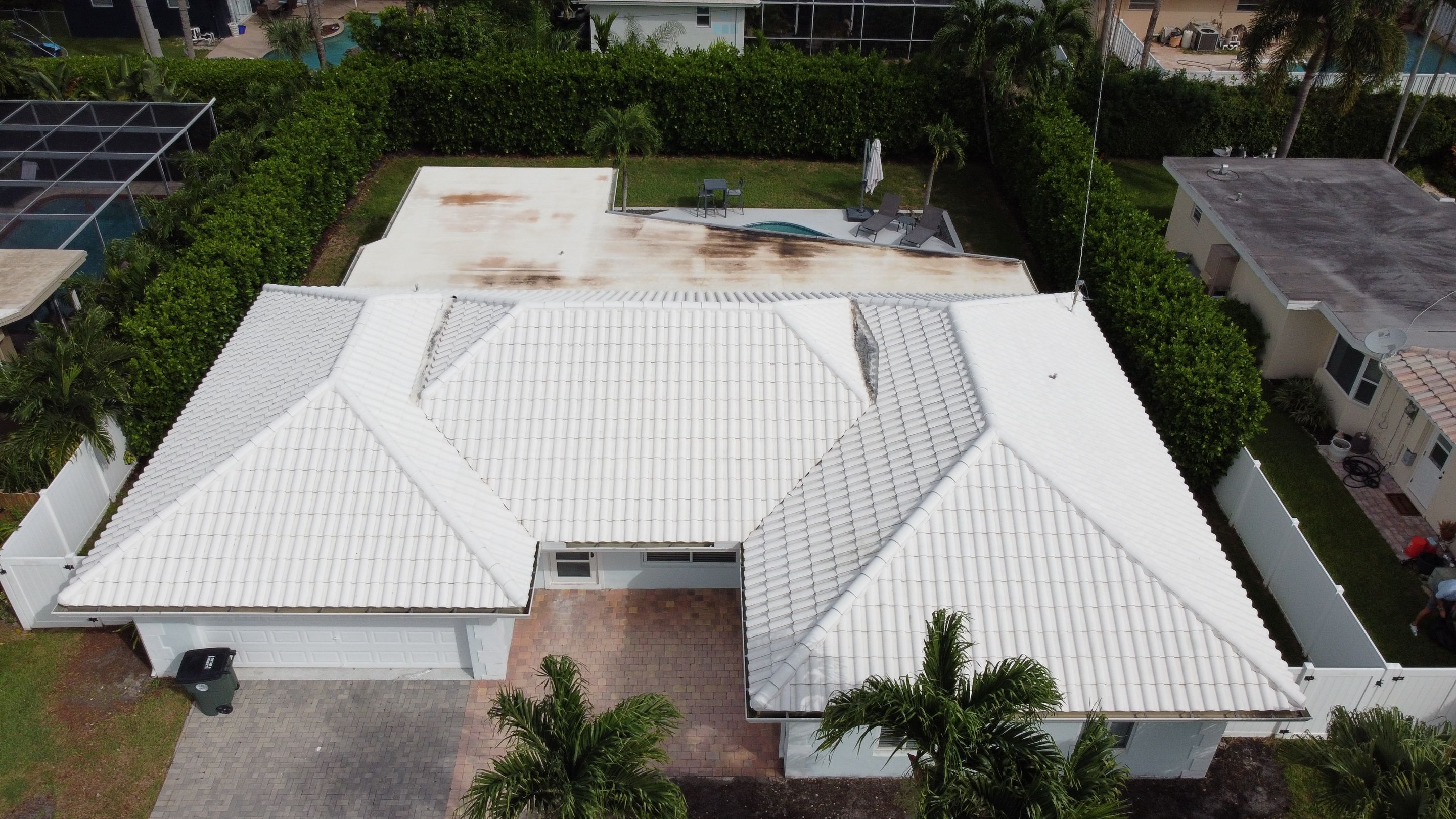 Residential Roofing Installation using 1" Nail strip metal roof by BLUES BROTHERS ROOFING