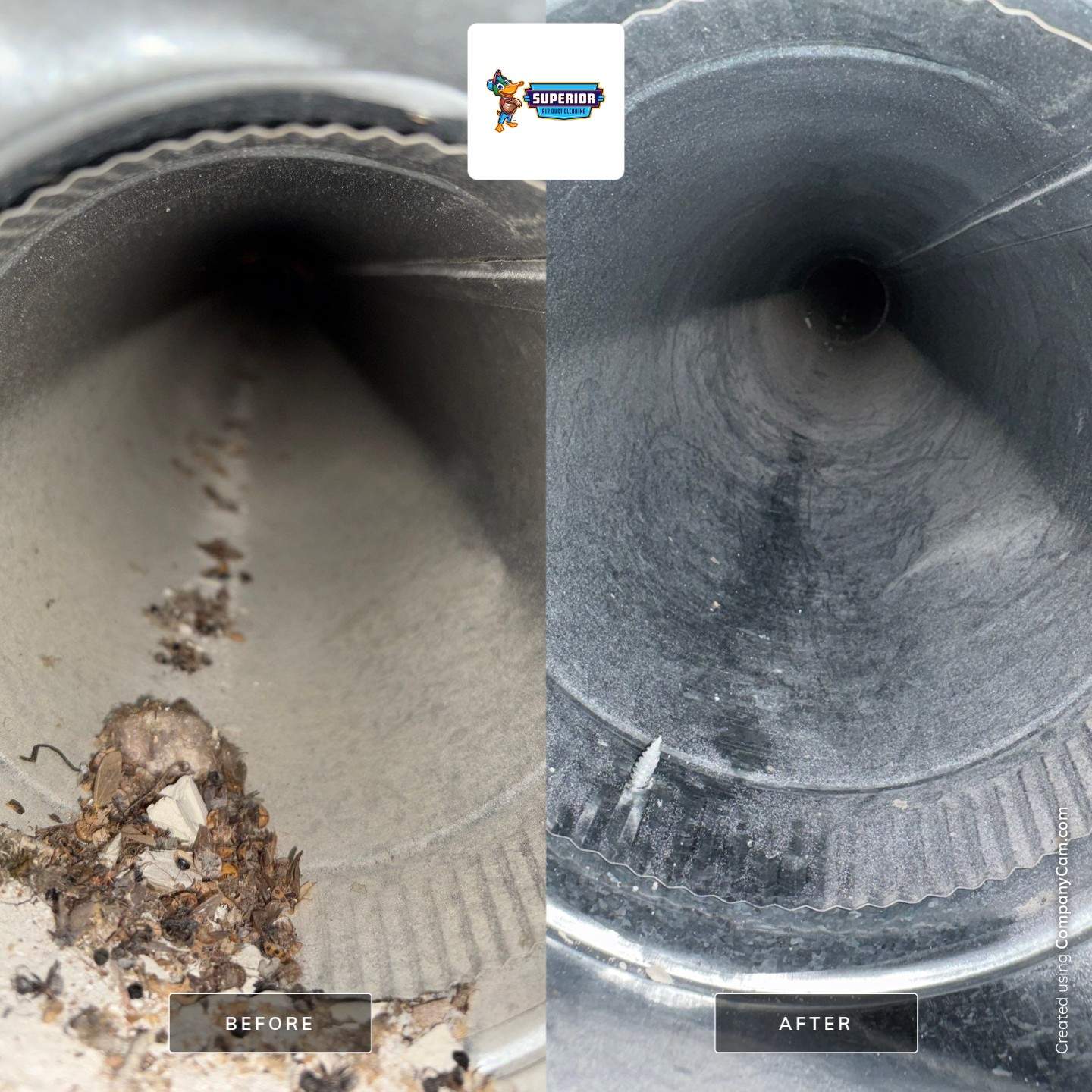 Air Duct Cleaning With a Vacuum Truck in New Castle, PA by Superior Air Duct Cleaning