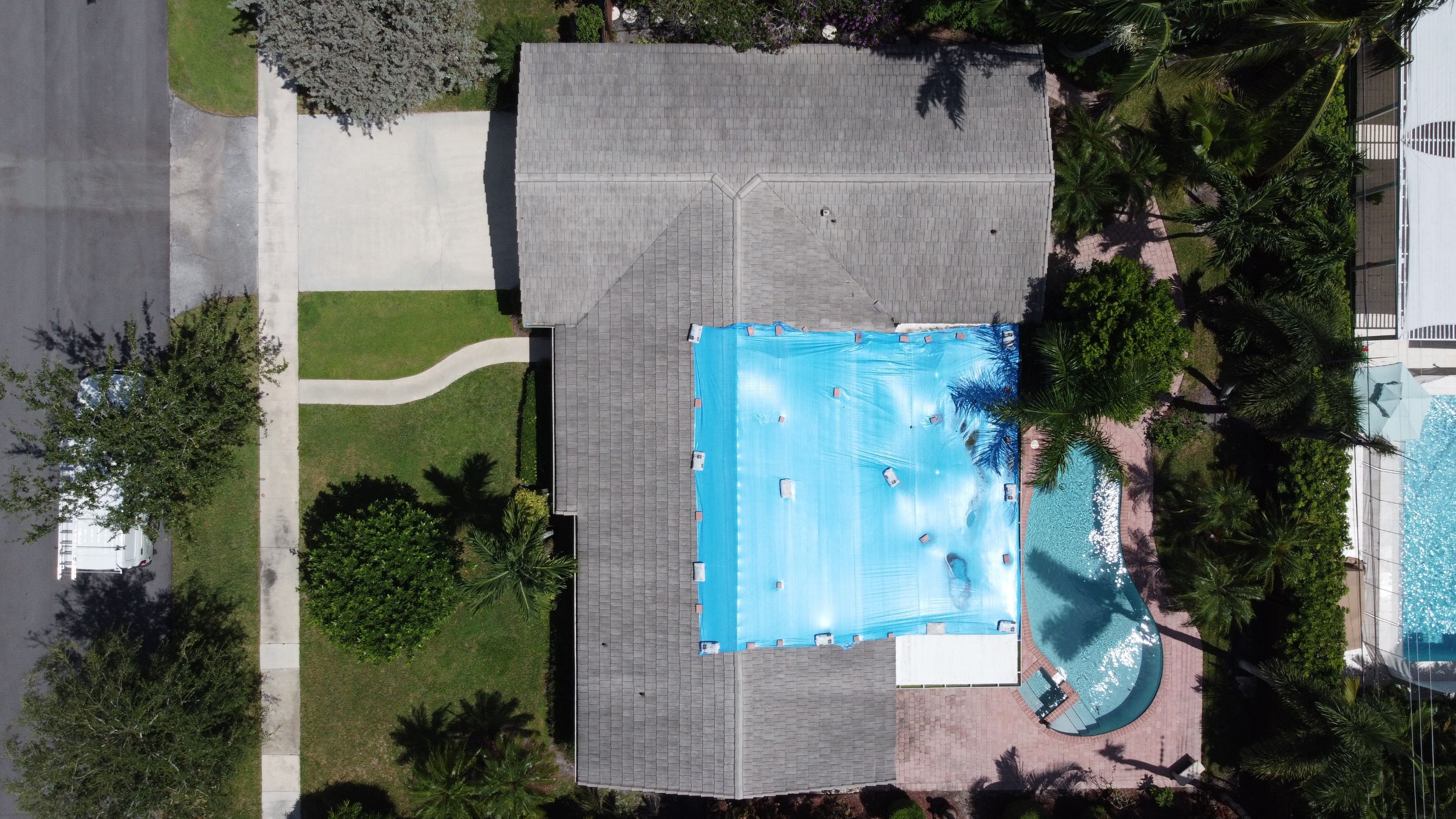 Residential Roofing Installation using 1" Nail strip metal roof by BLUES BROTHERS ROOFING