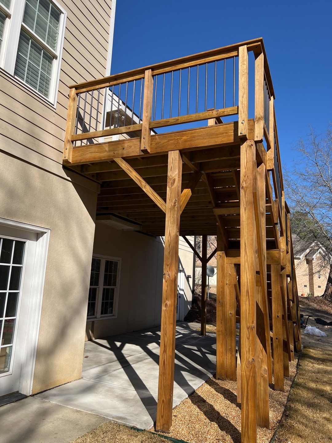 Coated Deck using Wood Sealant by DuraSeal
