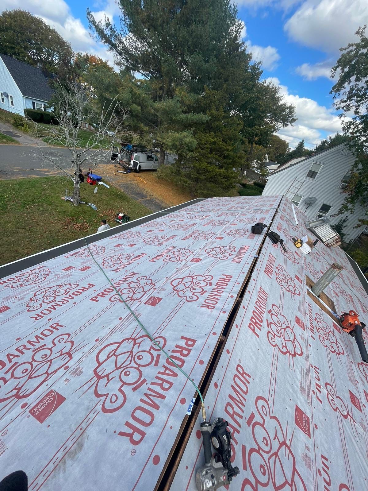 Residential Roofing Installation using Owens Corning TruDefinition by A Plus Exterior