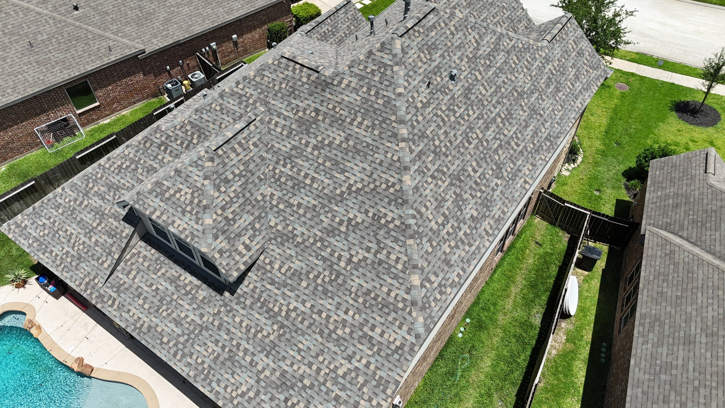 Residential Roofing Installation using IKO Dynasty in Tomball by Core Four Roofing