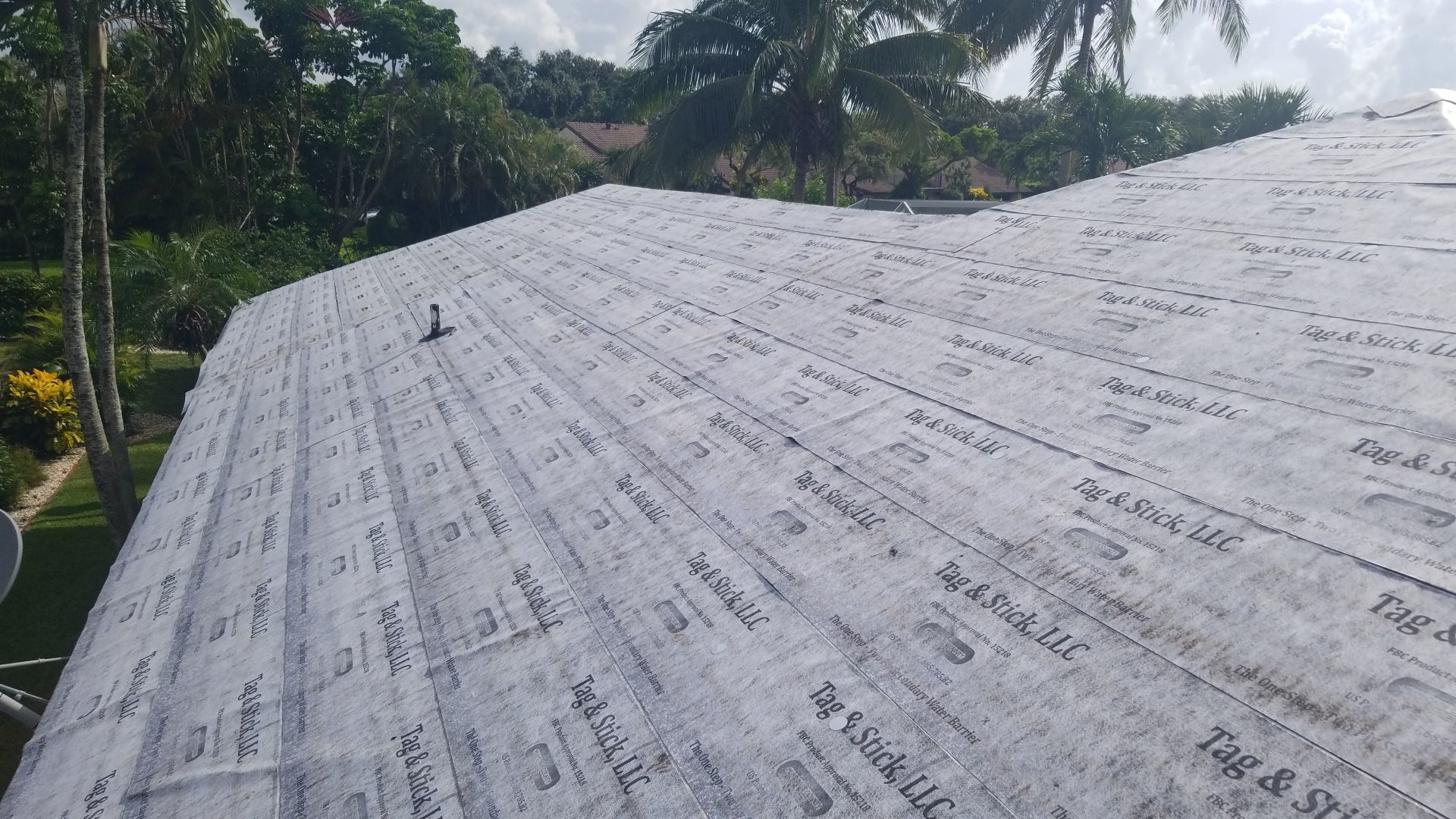Residential Roofing Installation using 1" Nail strip metal roof by BLUES BROTHERS ROOFING
