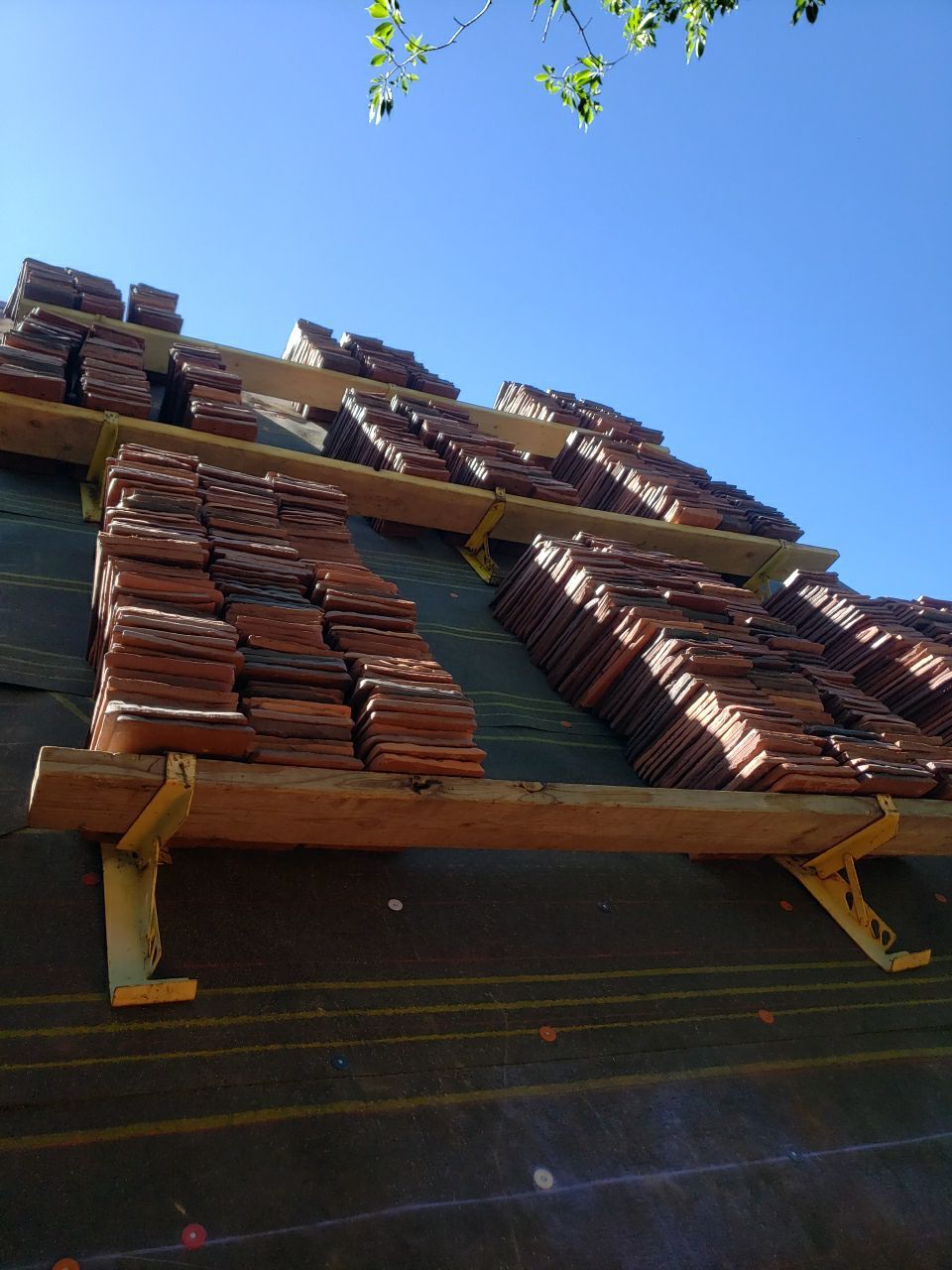 Ludowici Roof Installment and Half Round Copper Gutter Replacement  by Custom Installations
