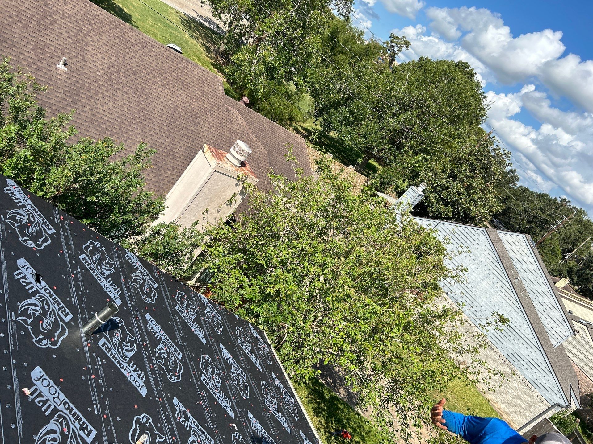 Residential Roofing Installation using Owen's Corning Duration (Lifetime) Shingles by Roof Repair Company