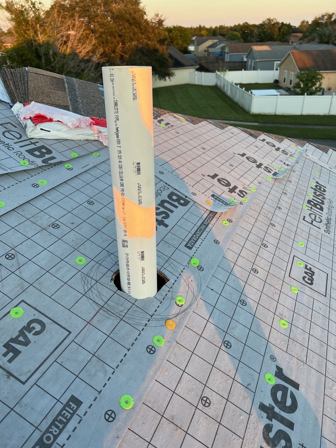 New GAF Timberline HDZ -GOLDEN PLEDGE- Complete Roof Replacement by 1st Class Roofing, Inc.