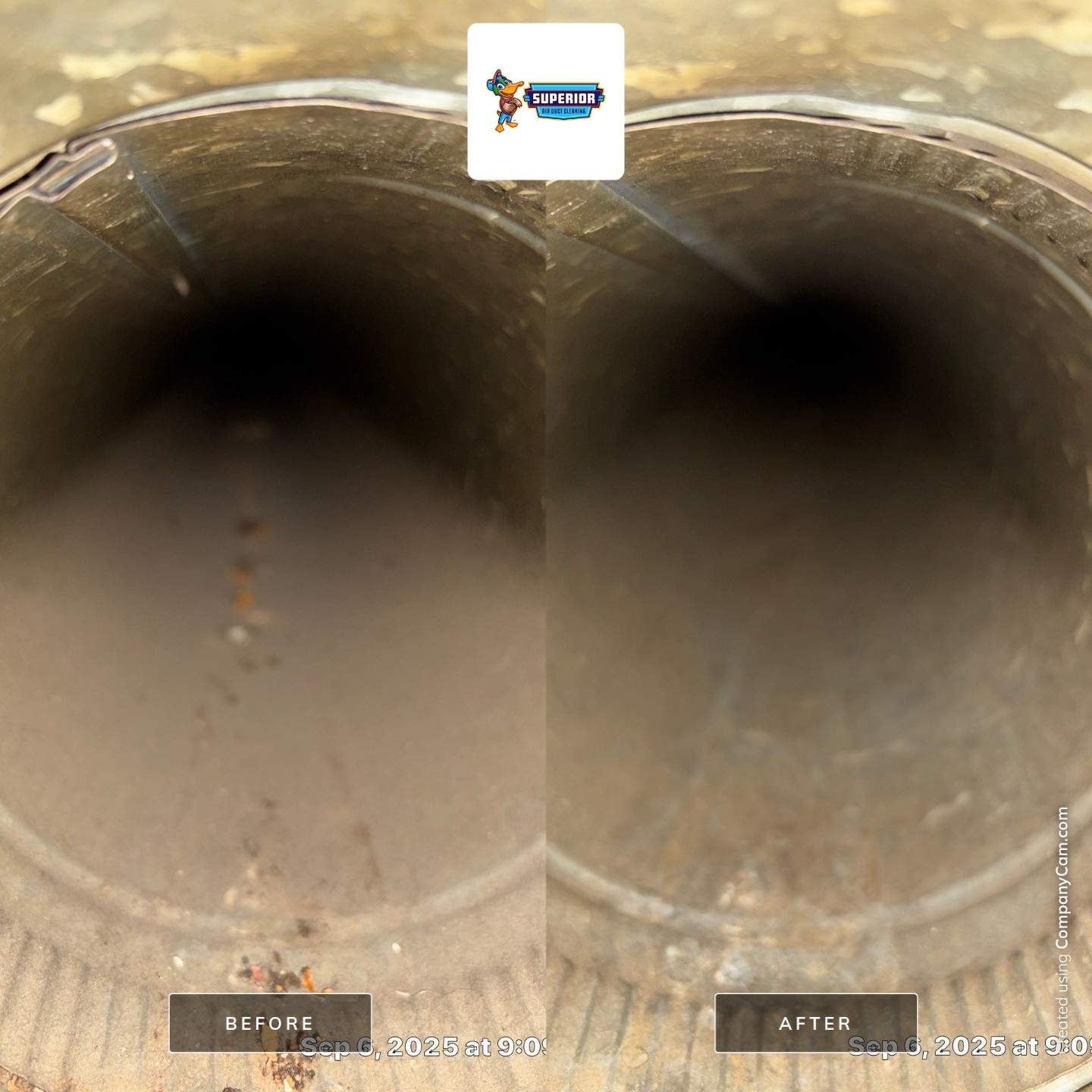Air Duct Cleaning With a Vacuum Truck in Austintown, OH by Superior Air Duct Cleaning