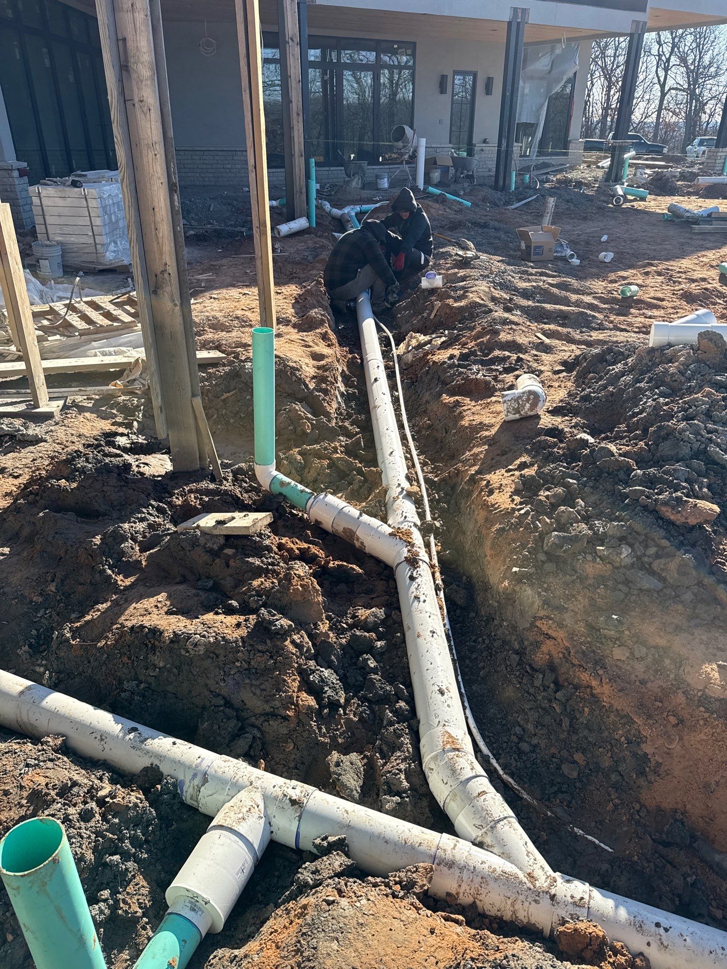 Project in Bixby, OK New construction  by BA Lawns and Landscaping LLC 