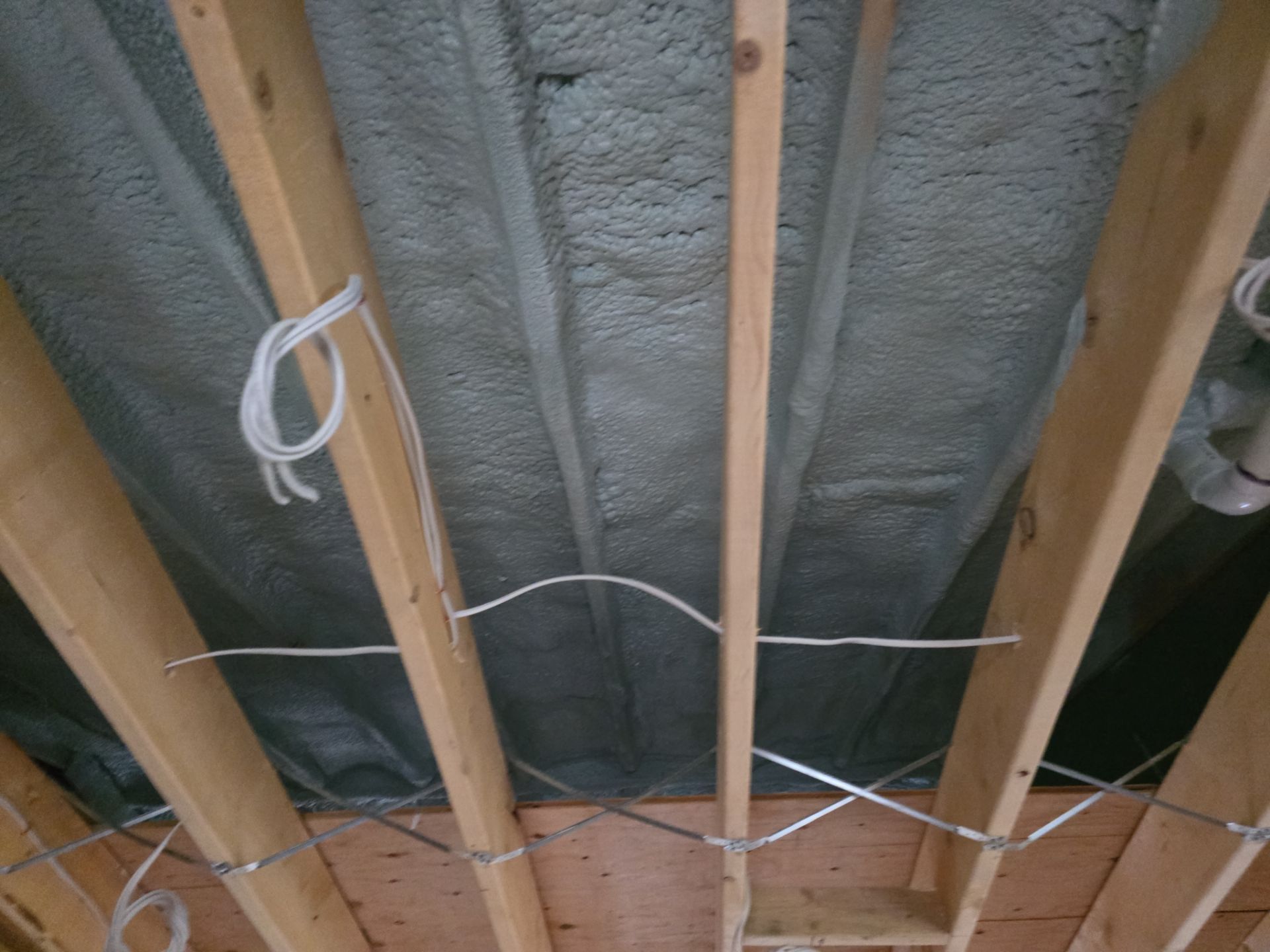 Basement Exterior Walls using Closed Cell Spray Foam by NYS Foam & Energy